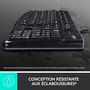 Voir la diapositive 8 : LOGITECH Clavier et Souris Filaires MK120 USB AZERTY