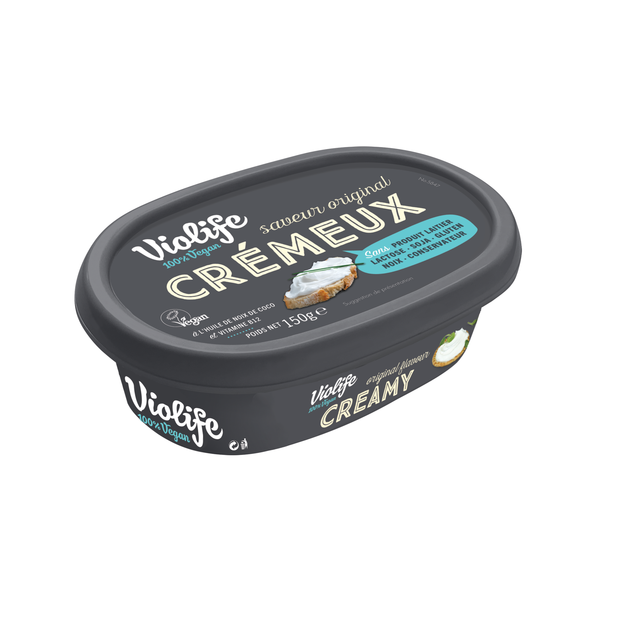VIOLIFE Crémeux à tartiner original 150 g