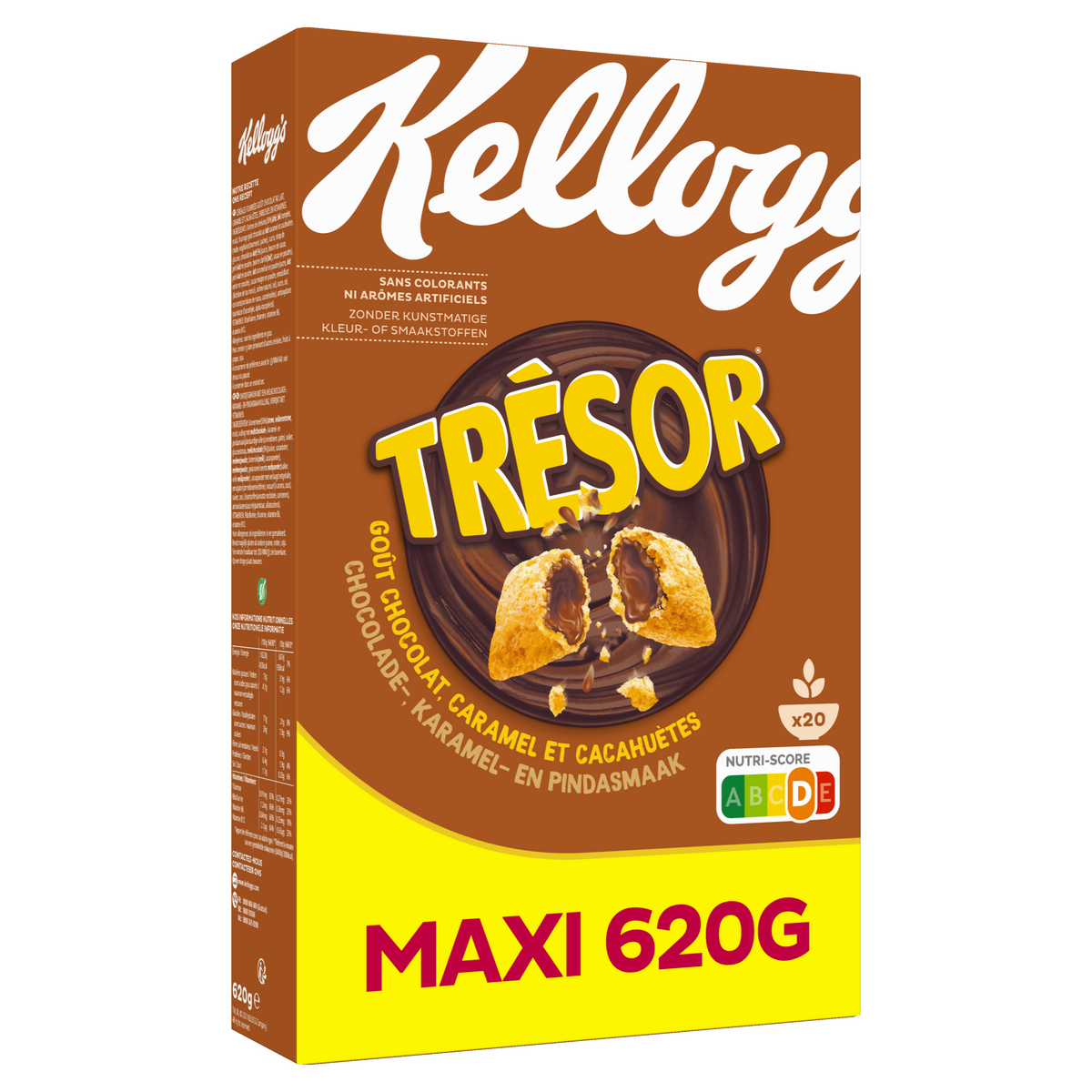 TRESOR Céréales chocolat caramel et cacahuètes 620g