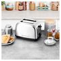 Voir la diapositive 2 : KITCHENCOOK Grille pain Family Toast - Inox
