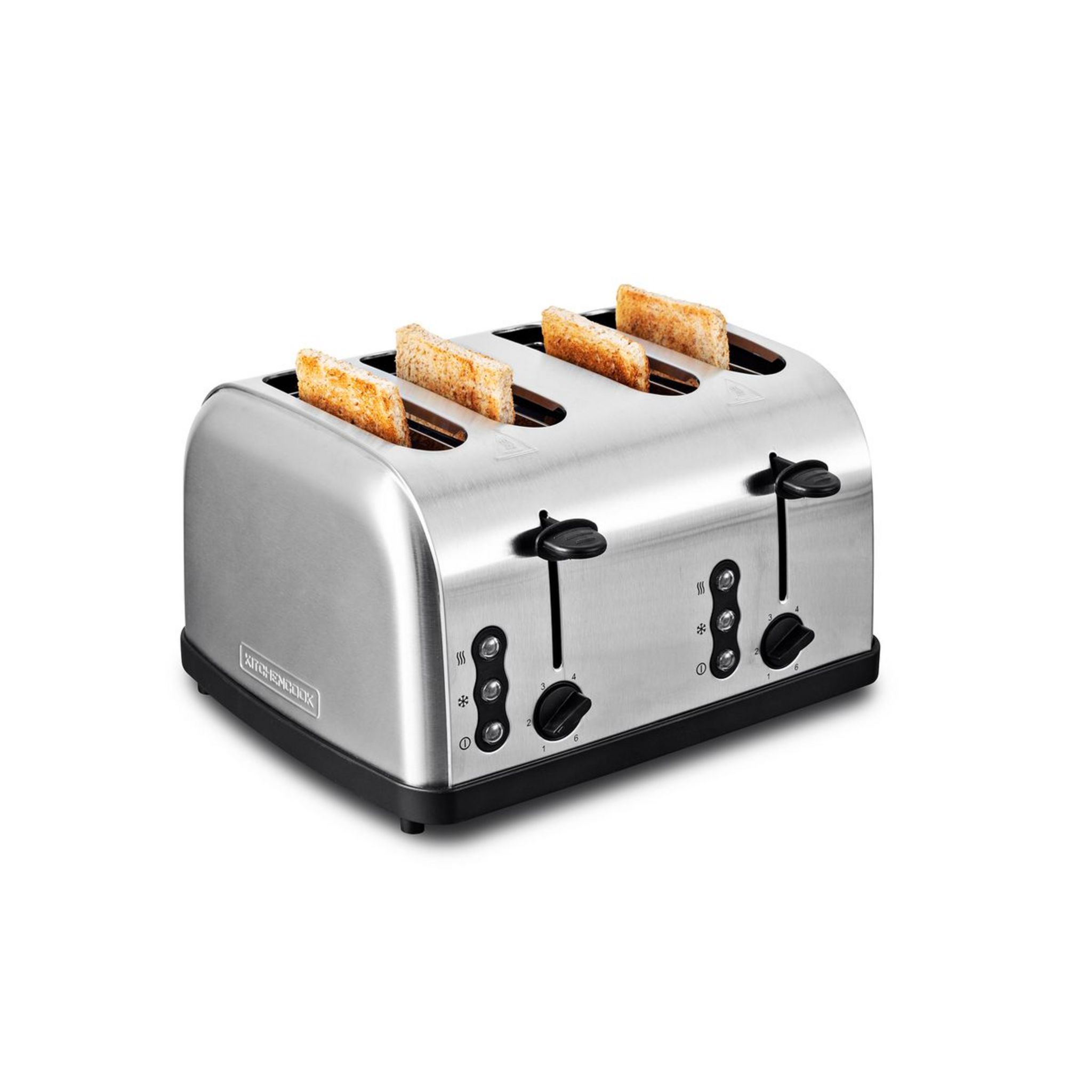 Voir la diapositive 8 : KITCHENCOOK Grille pain FAMILYXL - Inox