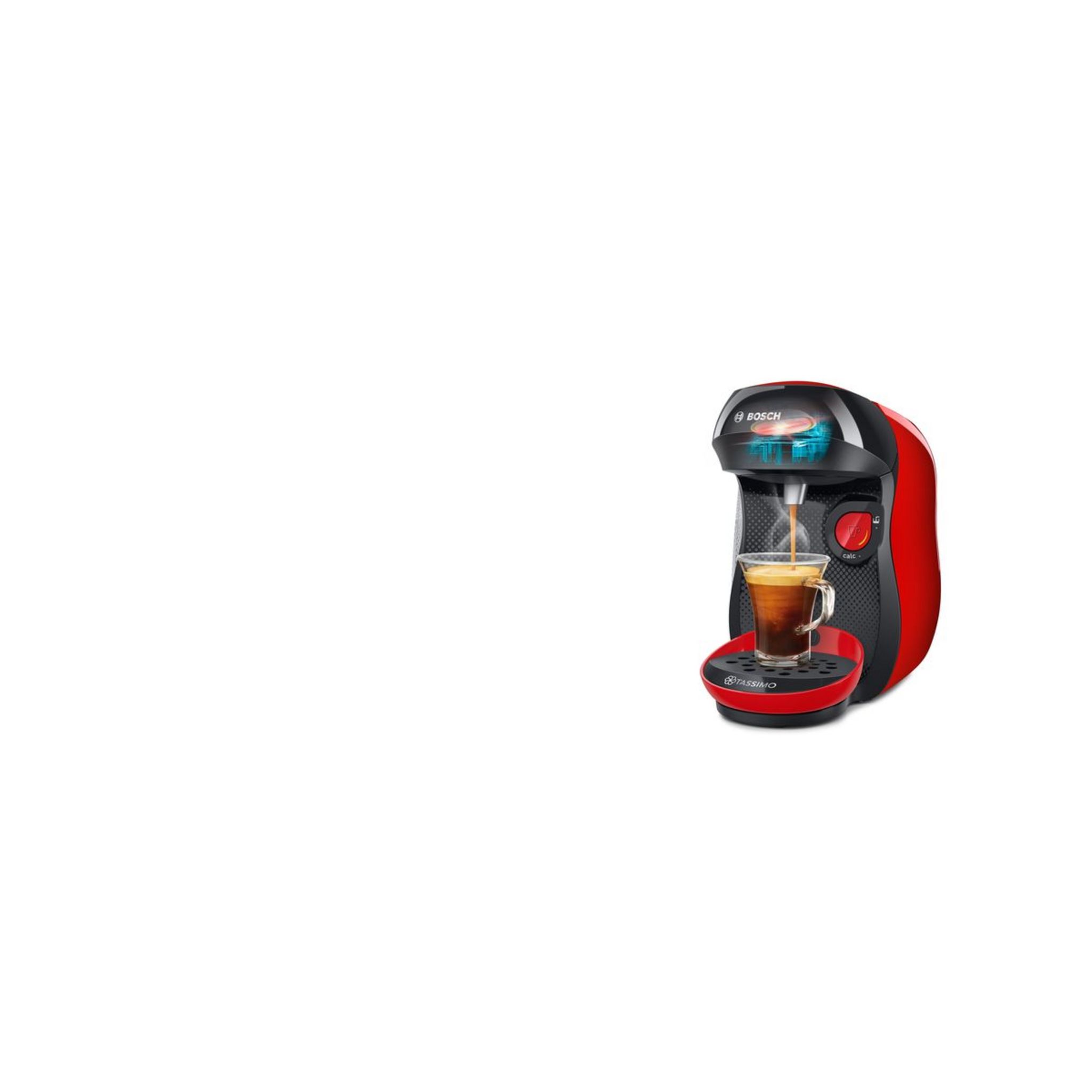 Voir la diapositive 8 : BOSCH Cafetière à dosette Tassimo HAPPY TAS1003C6 RGE - Rouge/Noir