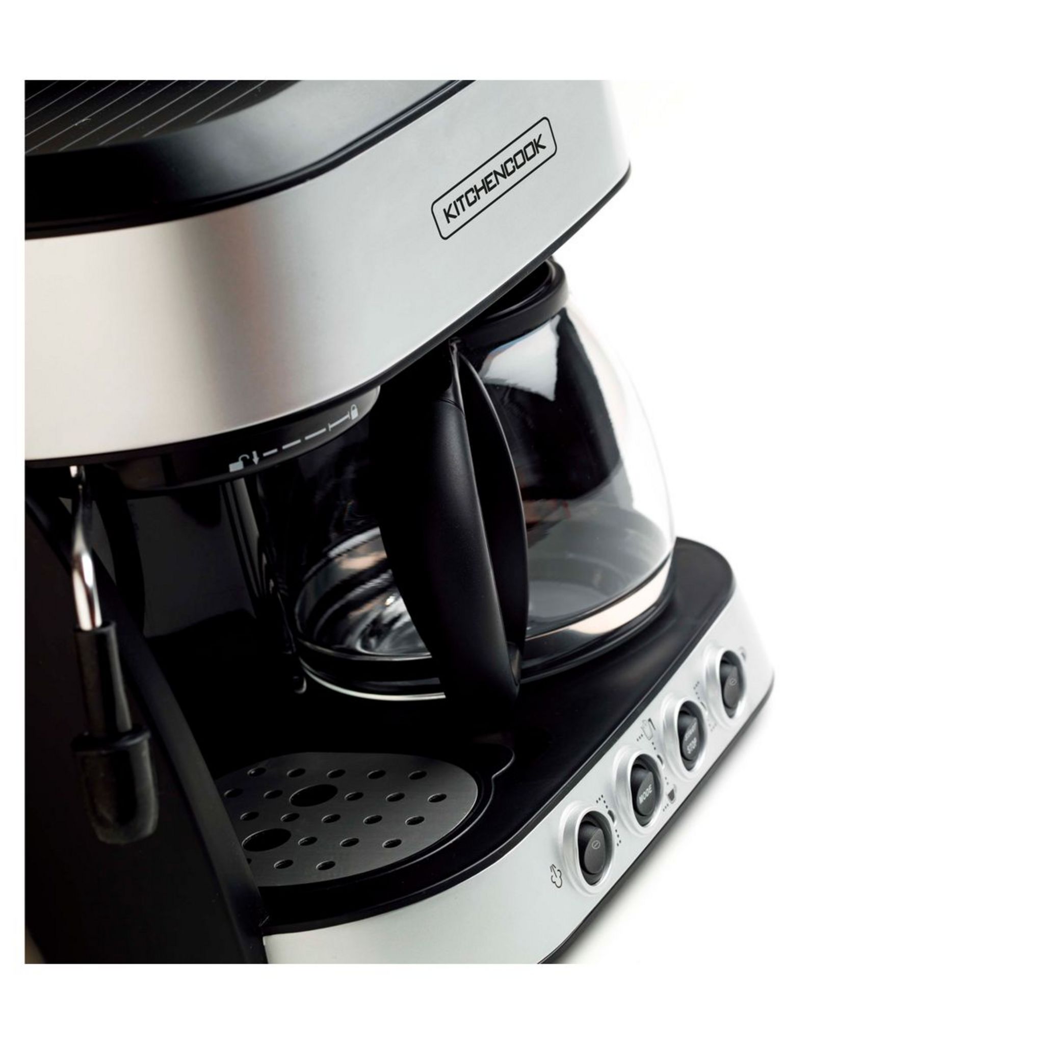 Voir la diapositive 6 : KITCHENCOOK Machine à café combinée 3 en 1 SAO PAULO - Noir
