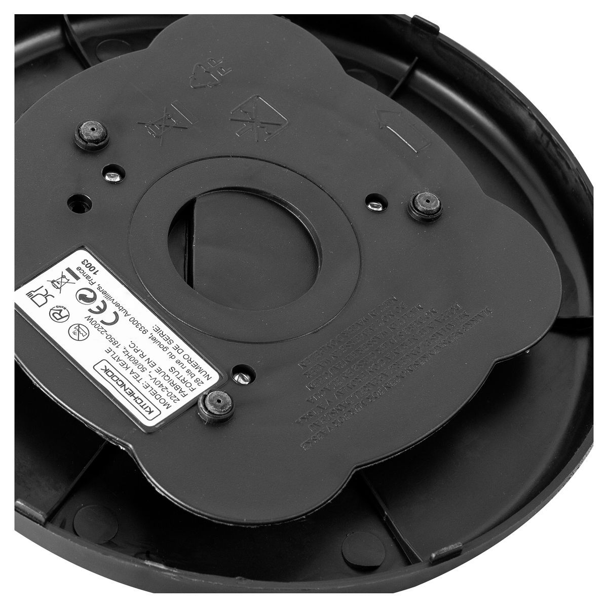 KITCHENCOOK Bouilloire électrique TEA KEATLE - Inox