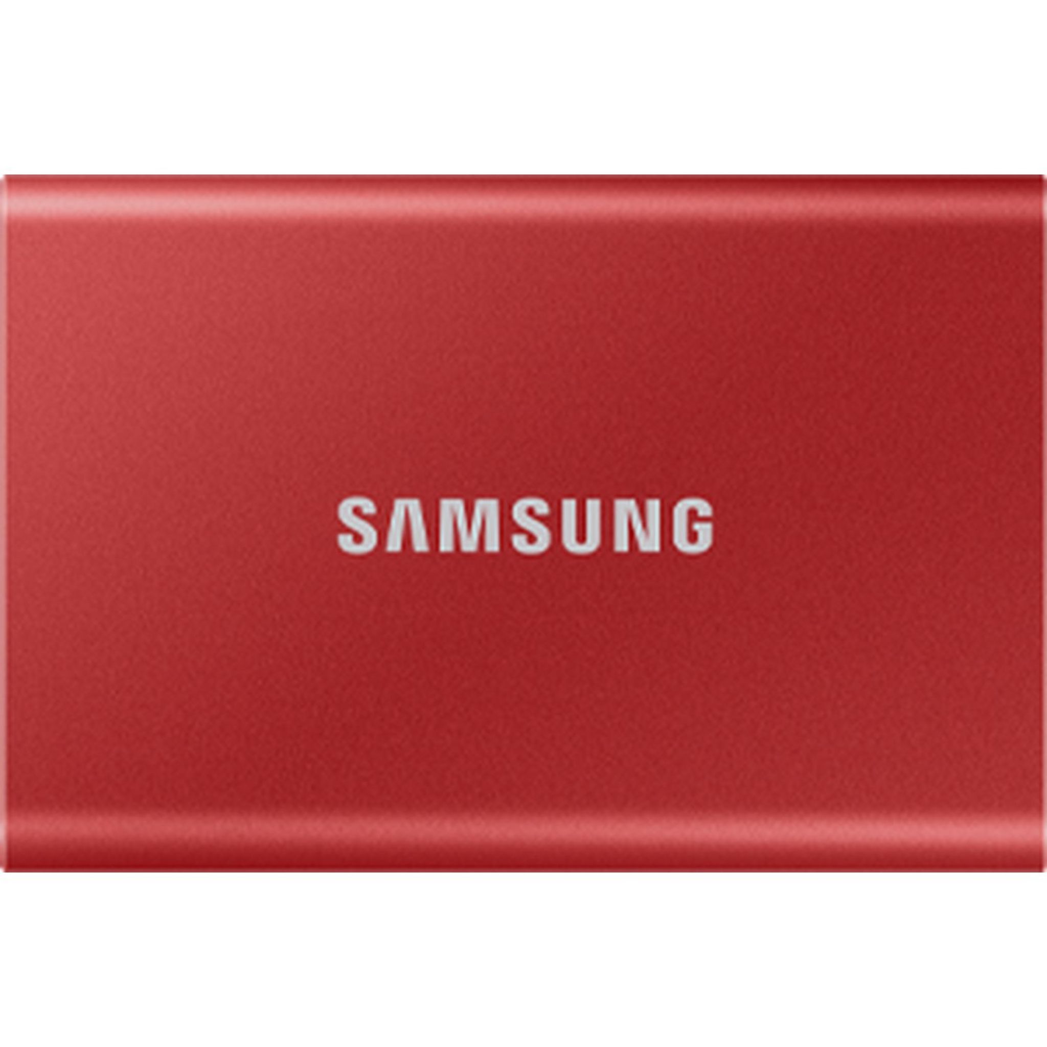 Voir la diapositive 1 : SAMSUNG Disque dur SSD EXT T7 500G RG 3.2 - Rouge