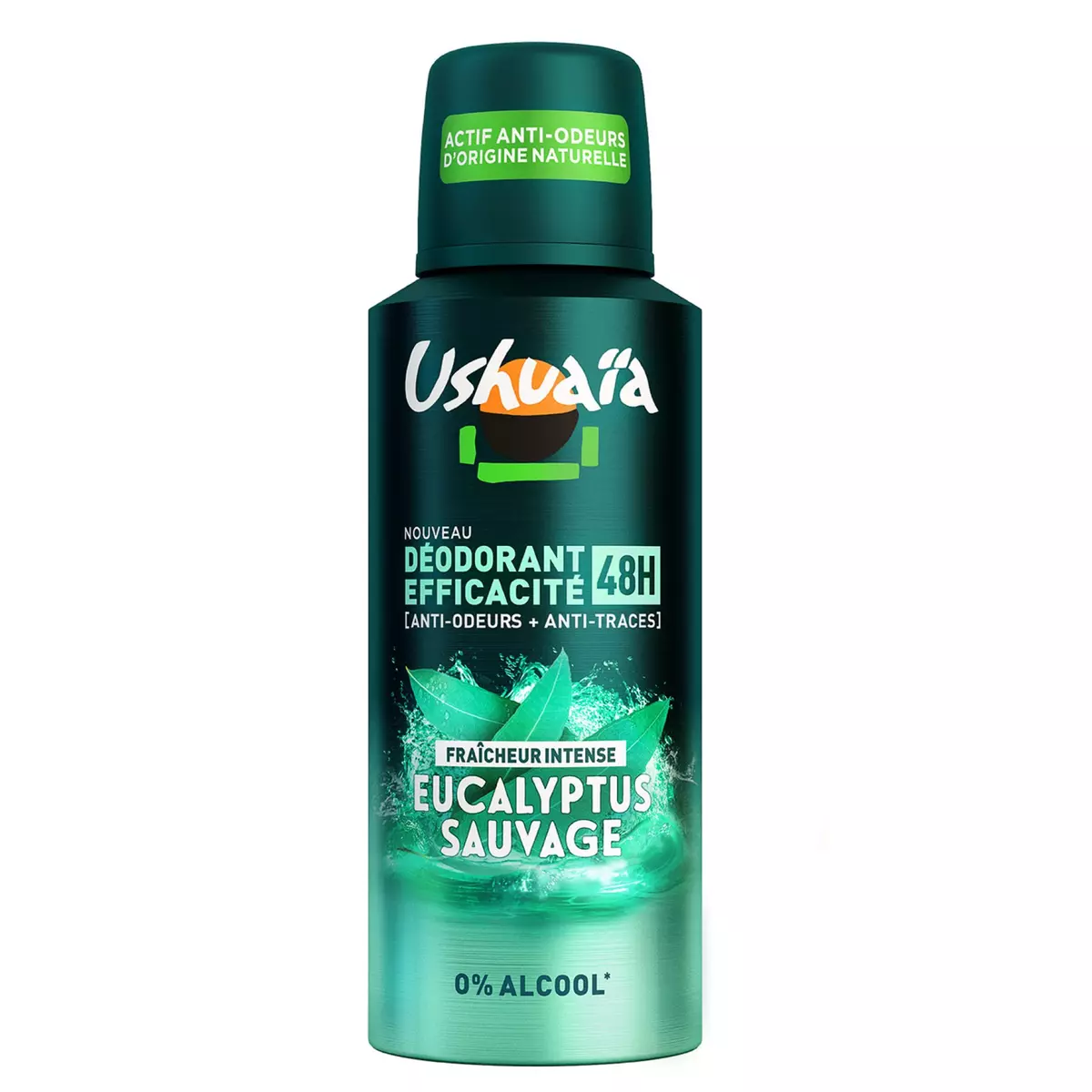 USHUAIA Déodorant spray 48h eucalyptus sauvage fraîcheur intense 150ml
