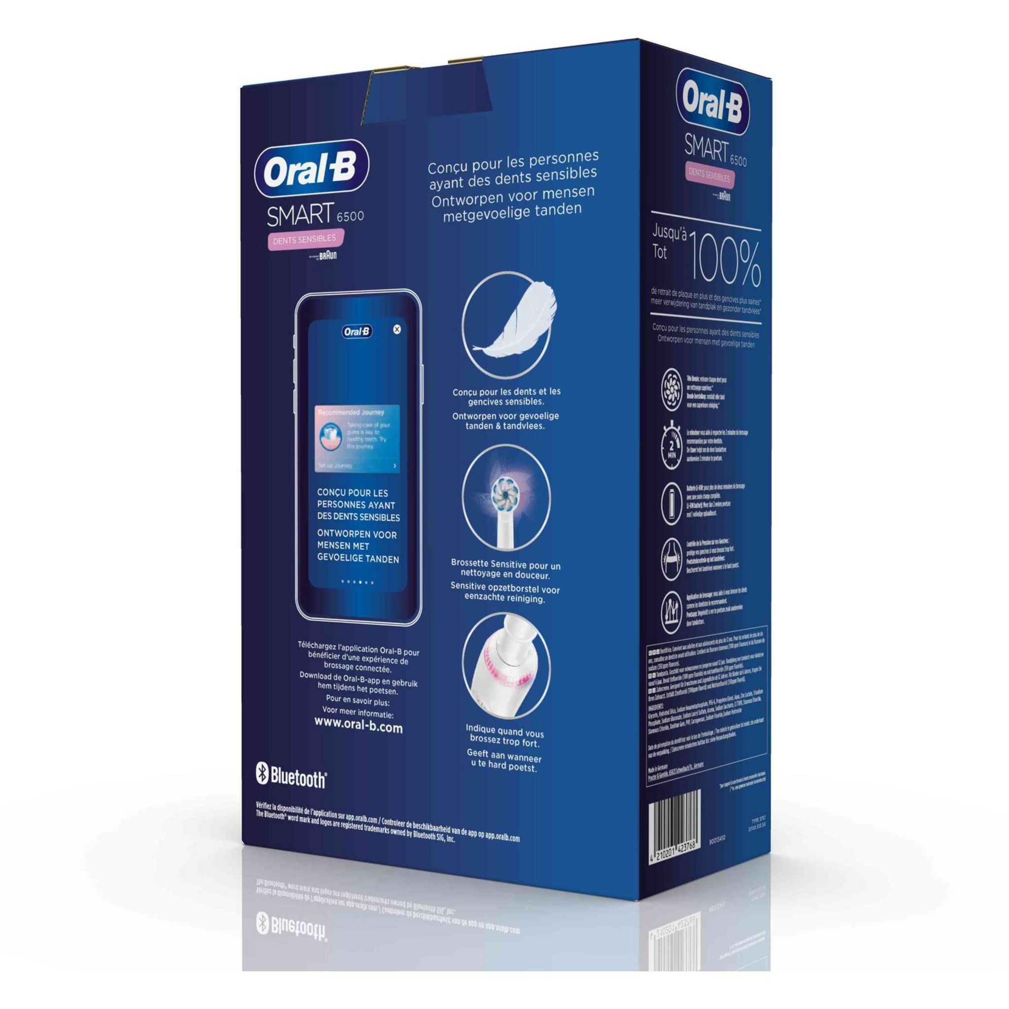 Voir la diapositive 7 : ORAL-B Brosse à dent électrique 81769072 - Blanc