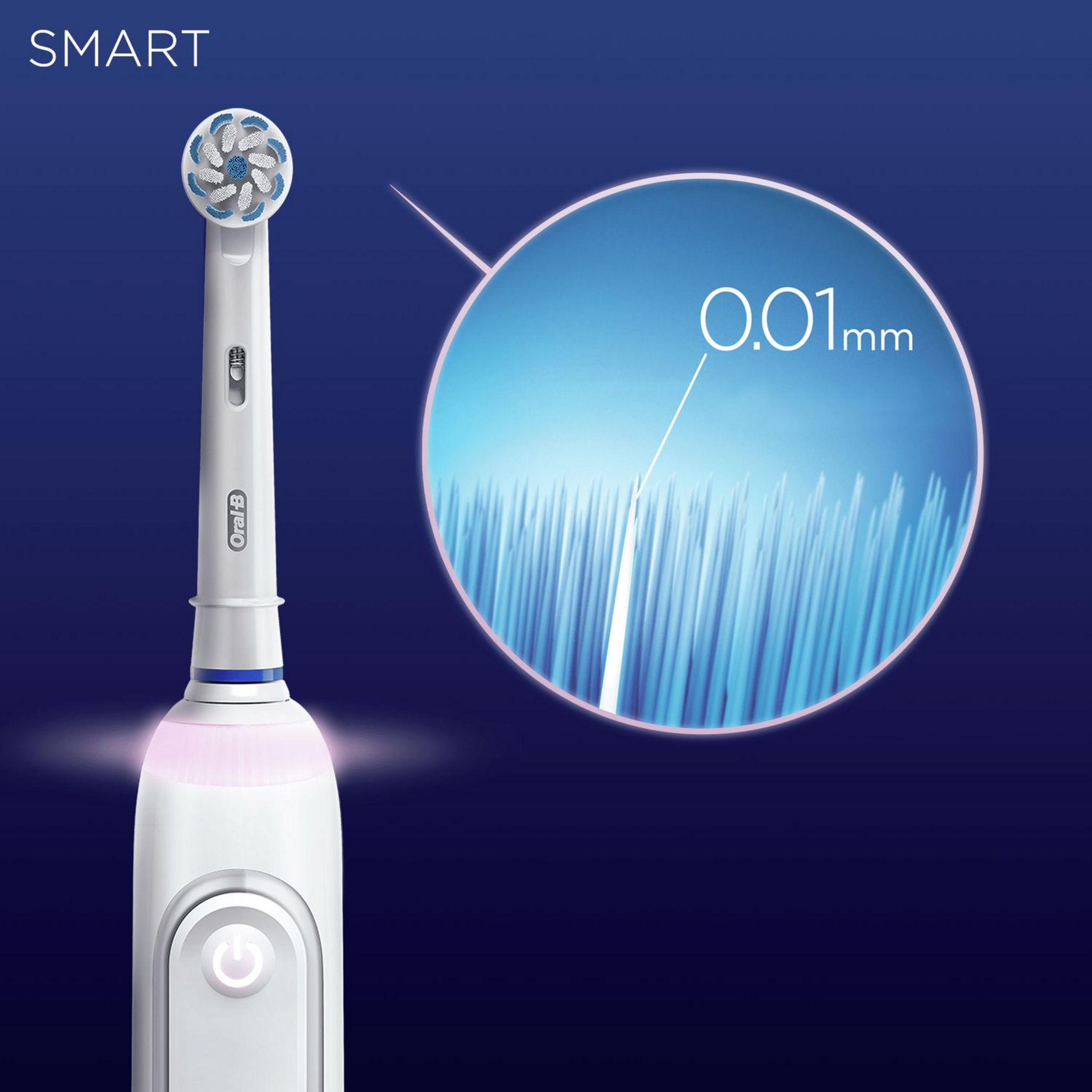 Voir la diapositive 8 : ORAL-B Brosse à dent électrique 81769072 - Blanc
