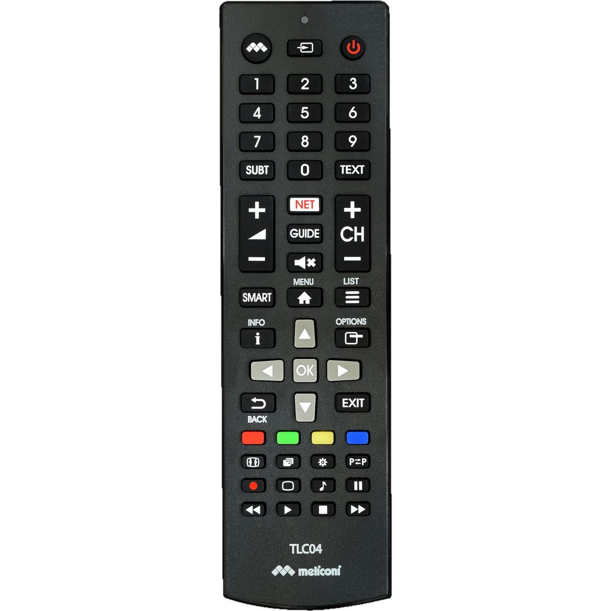 MELICONI Télécommande TLC04 - Noir