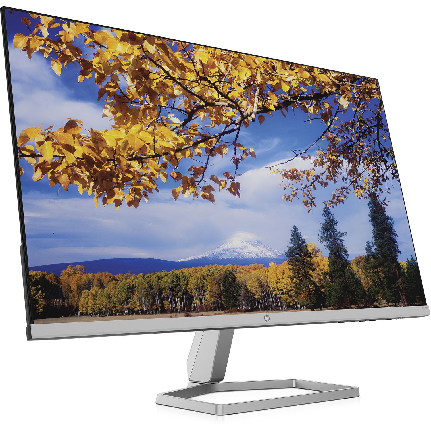 Voir la diapositive 4 : HP Ecran M27F - Noir et Argent