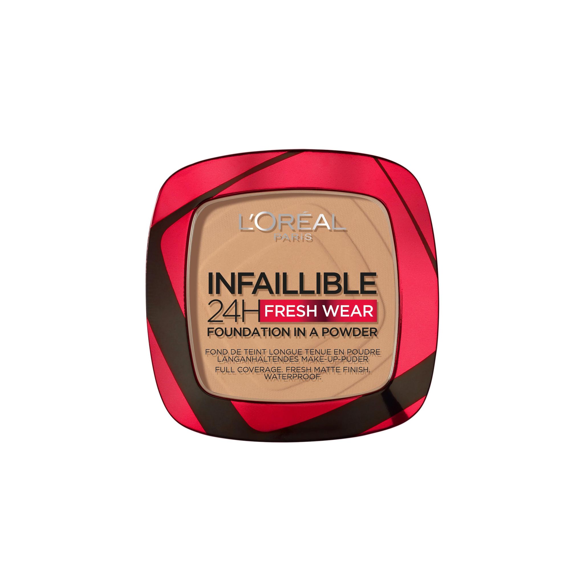 L'OREAL Infaillible 24H Fresh Wear Fond de teint poudre longue tenue 300 ambre 9g