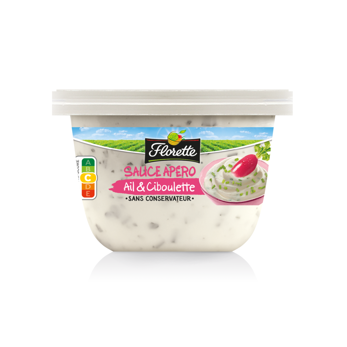 FLORETTE Sauce apéro ail et ciboulette sans conservateur 175g