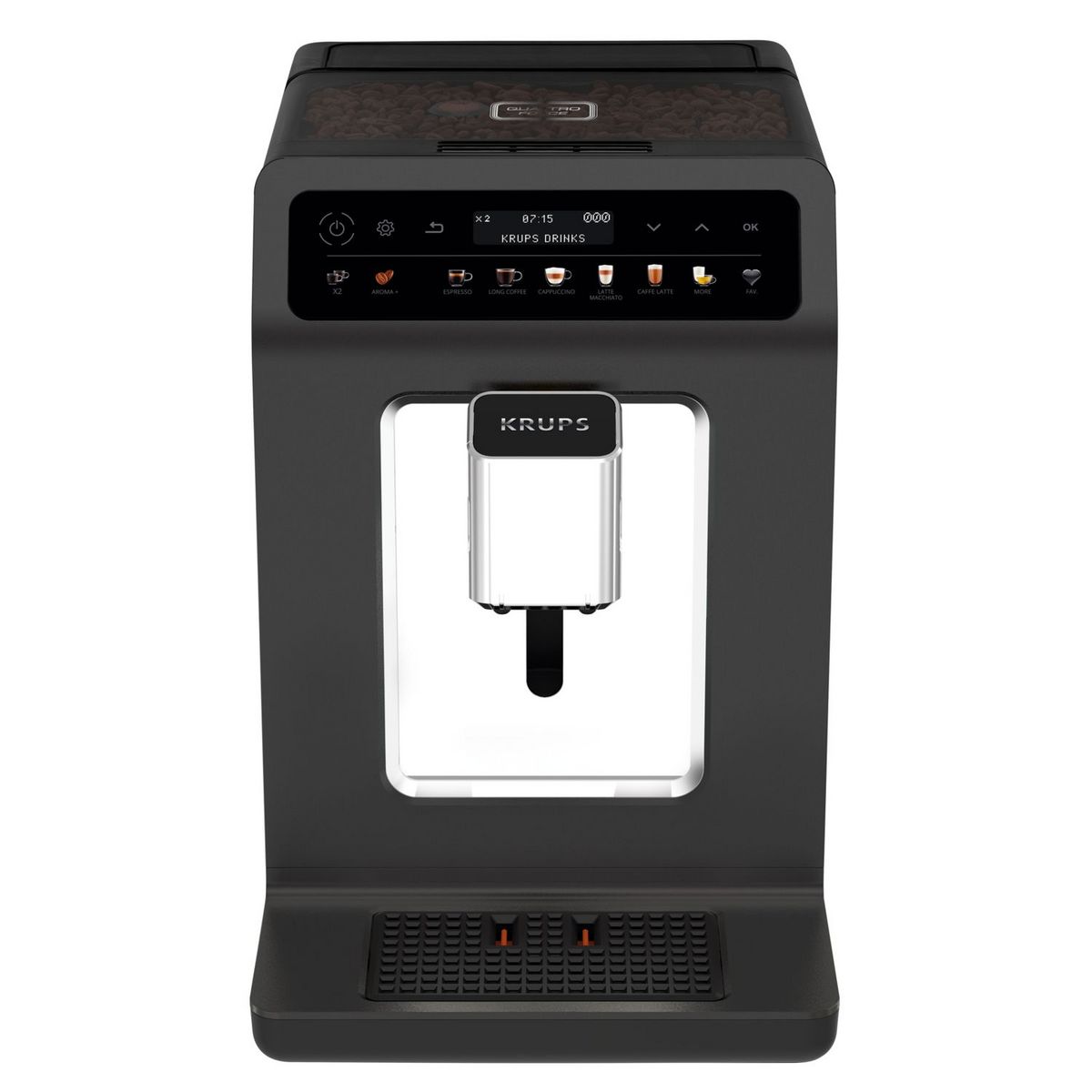 KRUPS Machine à café expresso avec broyeur YY4328FD - Noir