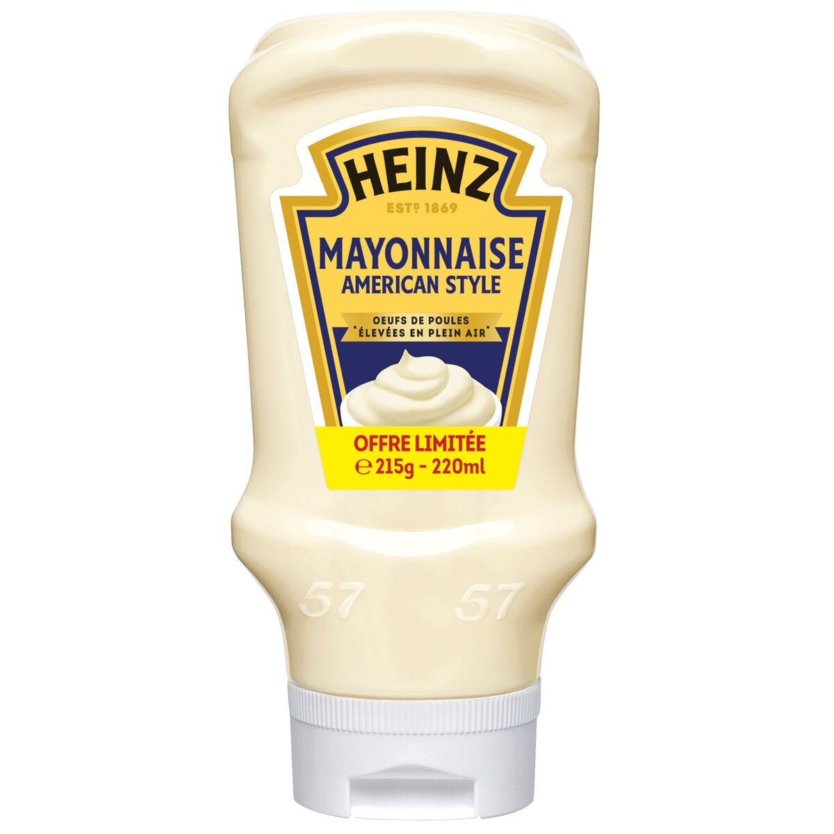 HEINZ Sauce mayonnaise flacon souple 215g pas cher Auchan.fr