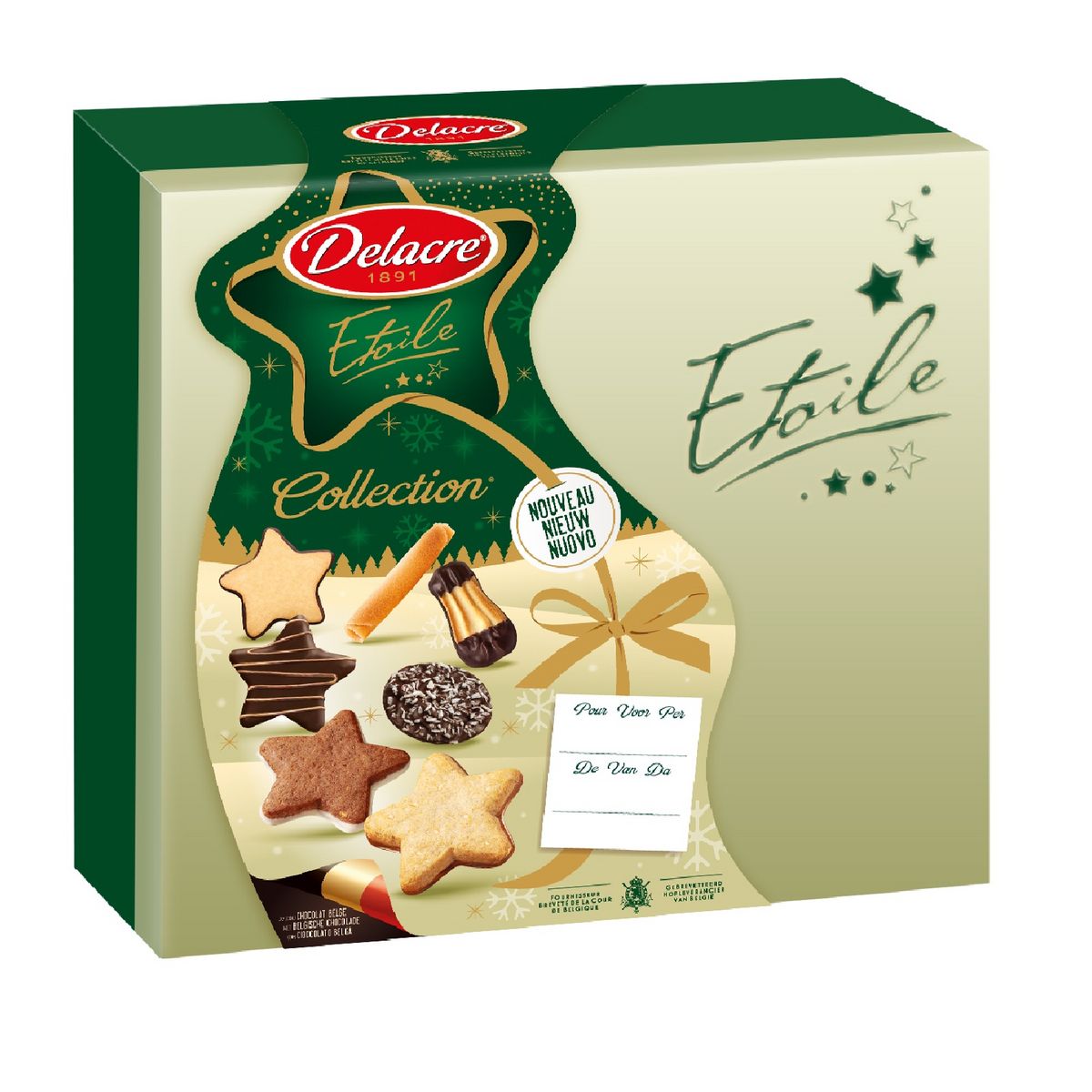 DELACRE Etoile collection assortiment de biscuits 410g