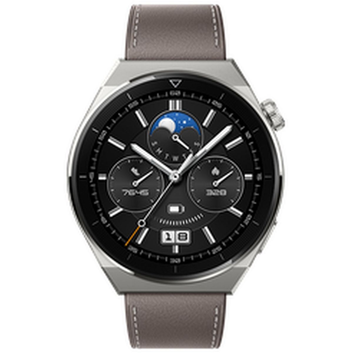 HUAWEI Montre connectée Watch GT3 Pro 46 mm Classic - Marron