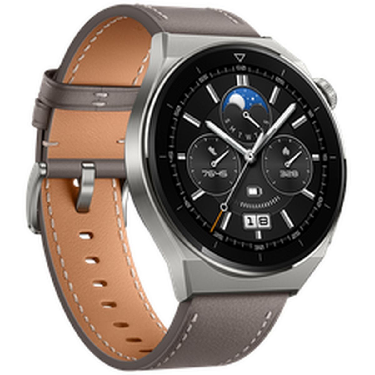 HUAWEI Montre connectée Watch GT3 Pro 46 mm Classic - Marron