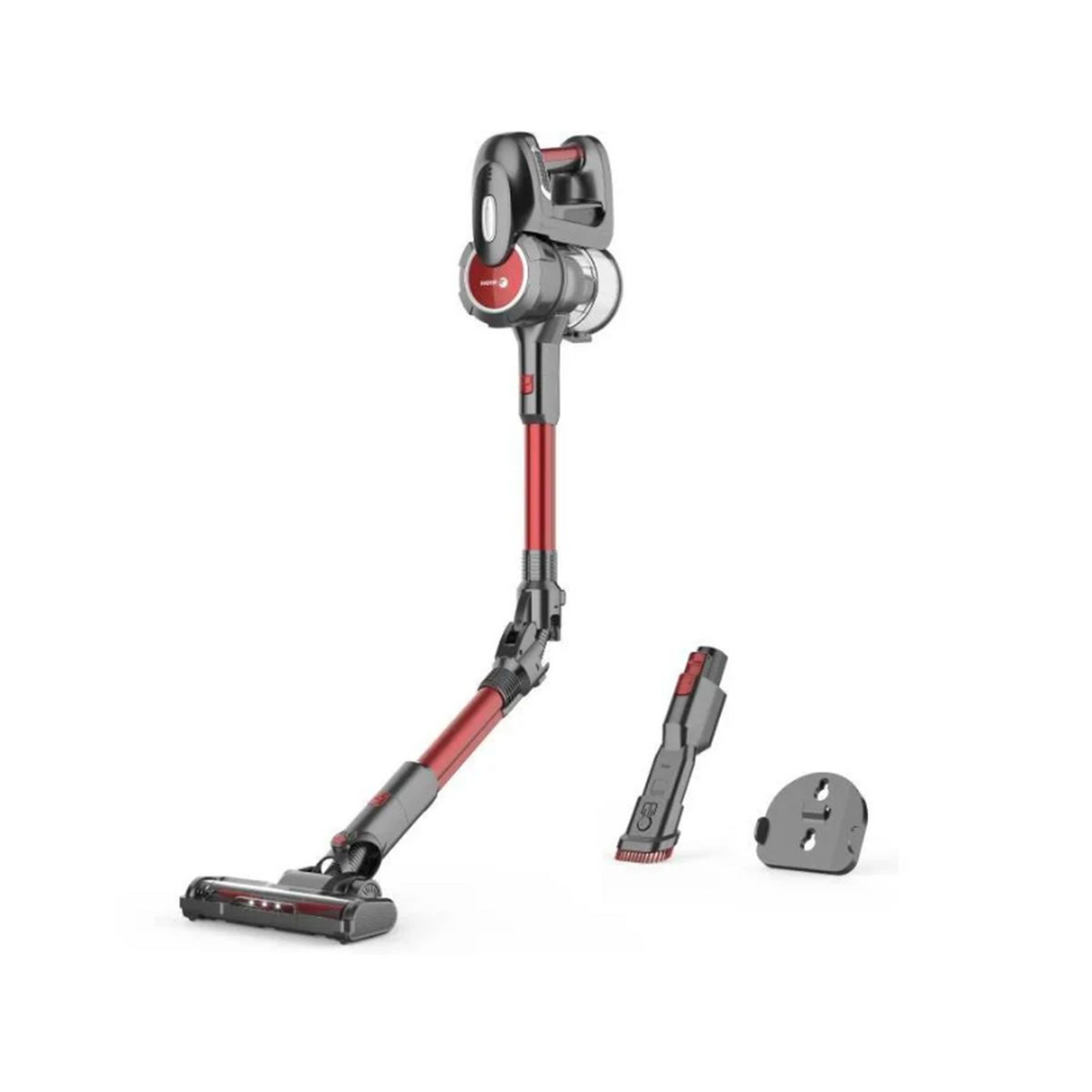 Voir la diapositive 1 : FAGOR Aspirateur balai FG238 - Rouge