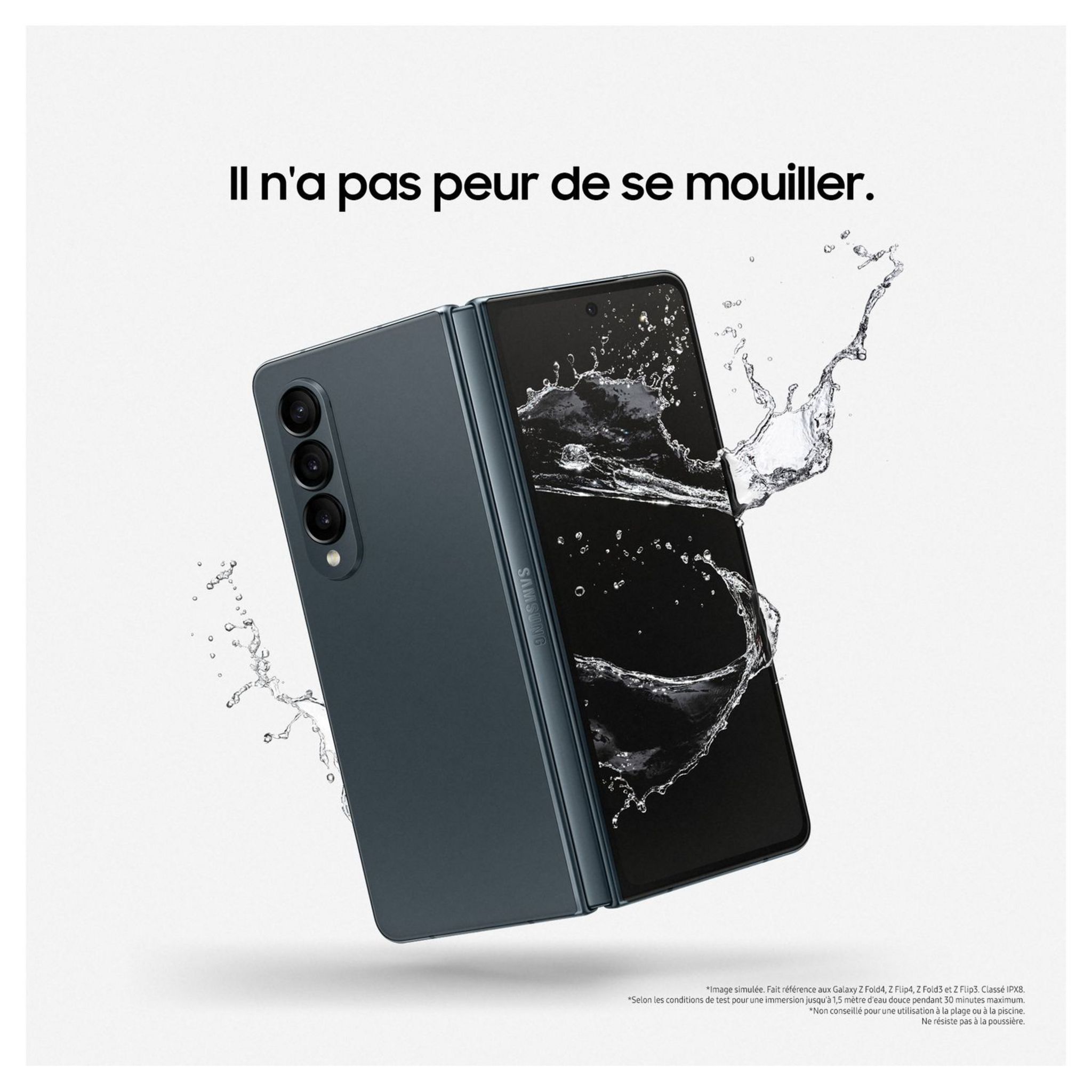 Voir la diapositive 10 : SAMSUNG Galaxy Z Fold 4 - 256GO - Noir