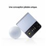 Voir la diapositive 4 : SAMSUNG Galaxy Z Flip 4 - 128GO - Bleu