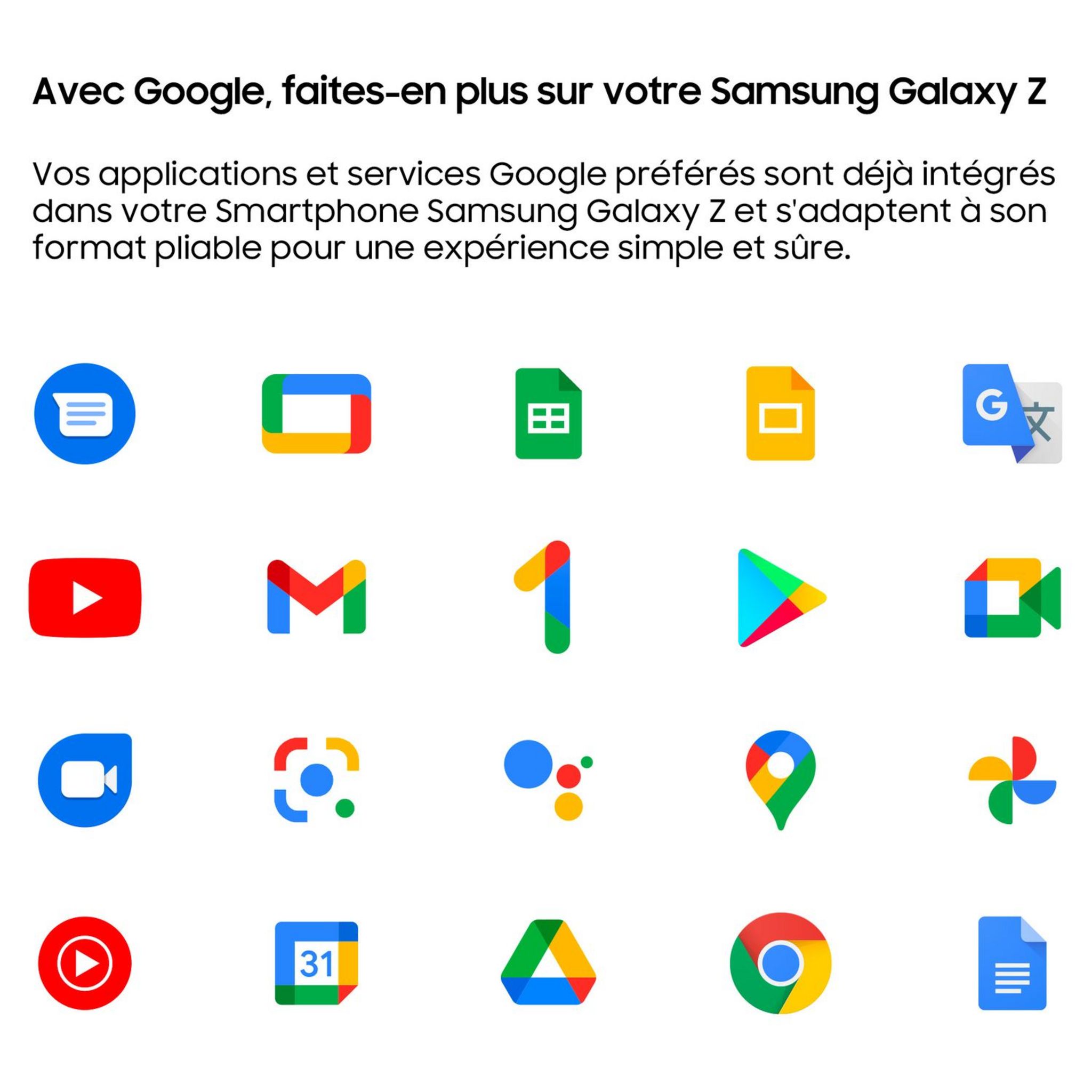 Voir la diapositive 13 : SAMSUNG Galaxy Z Flip 4 - 128GO - Bleu