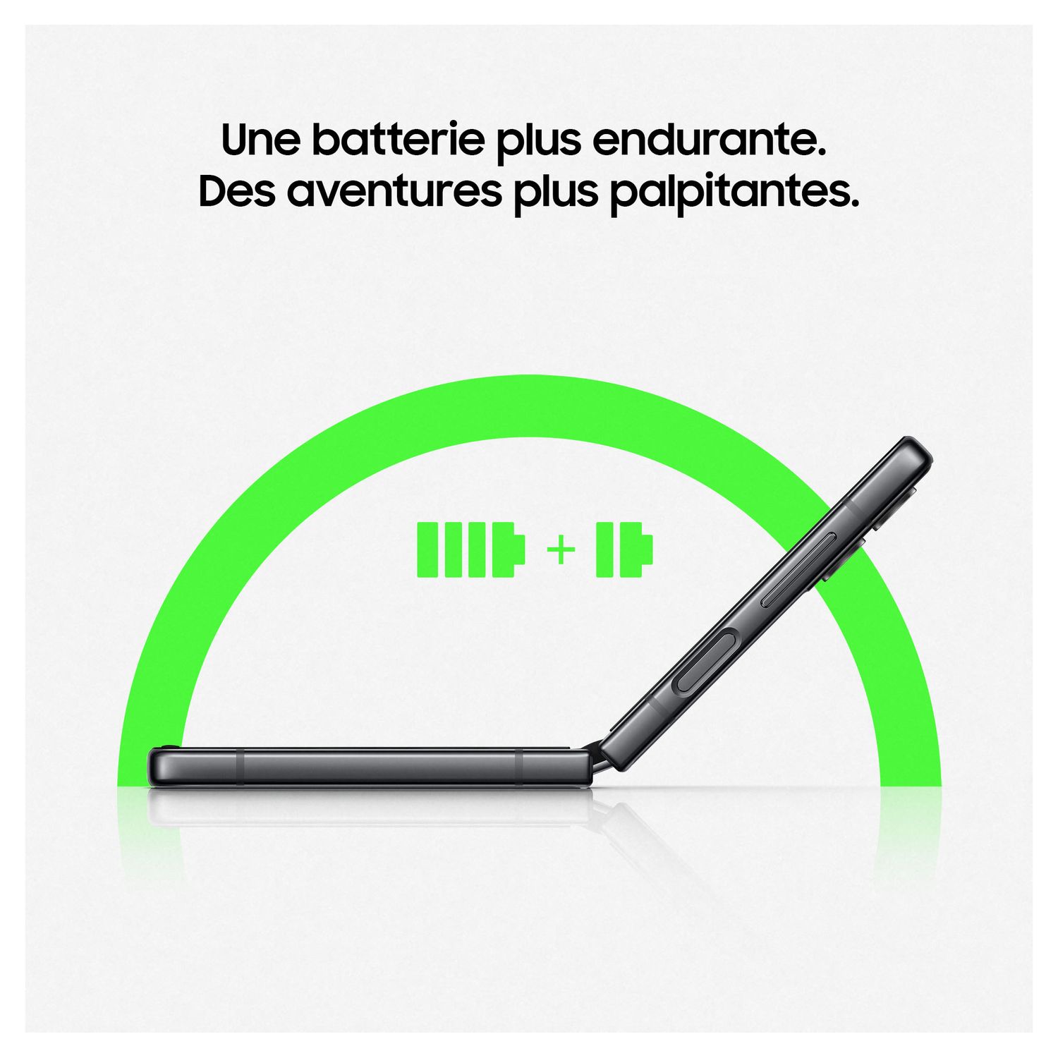 Voir la diapositive 11 : SAMSUNG Galaxy Z Flip 4 - 128GO - Graphite