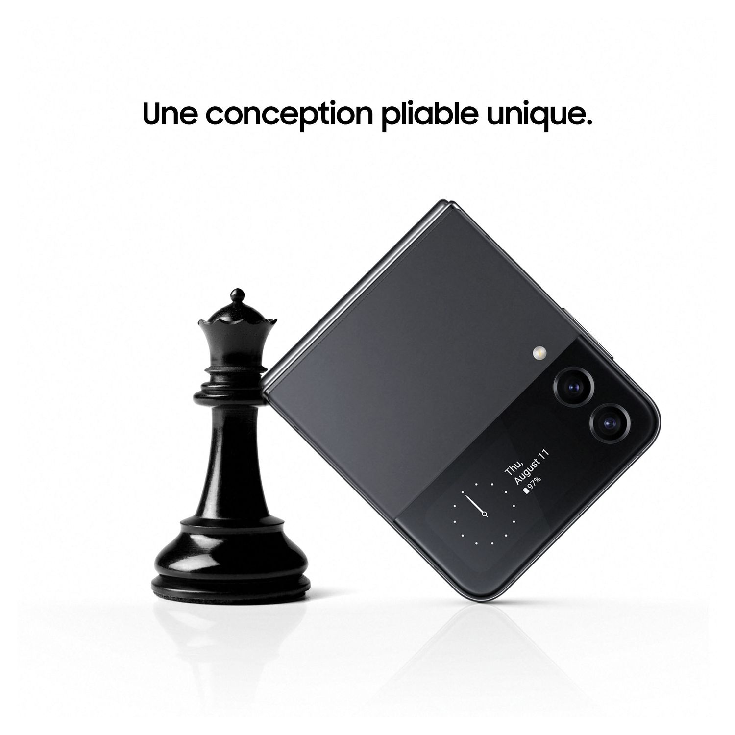 Voir la diapositive 14 : SAMSUNG Galaxy Z Flip 4 - 128GO - Graphite