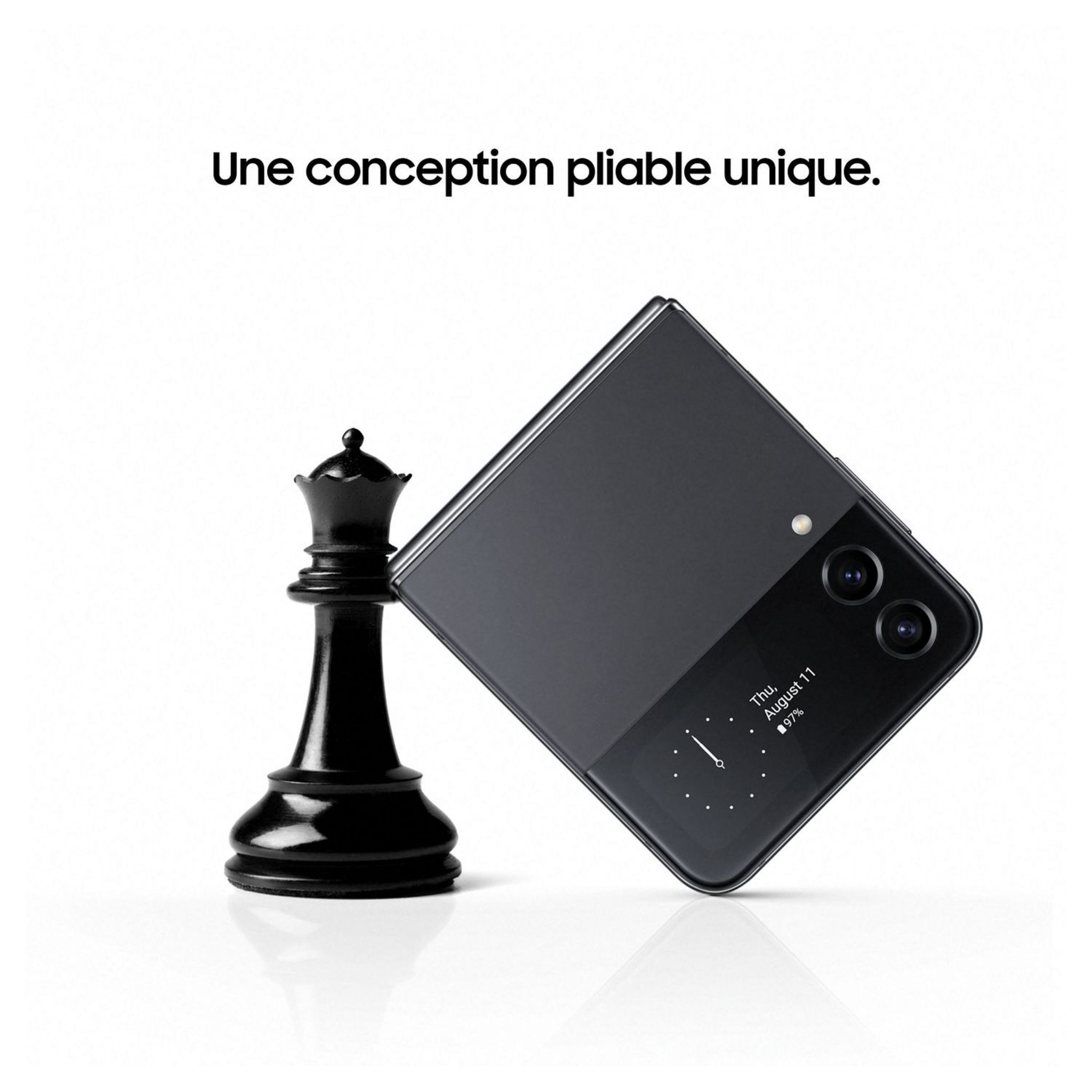 Voir la diapositive 14 : SAMSUNG Galaxy Z Flip 4 - 128GO - Graphite