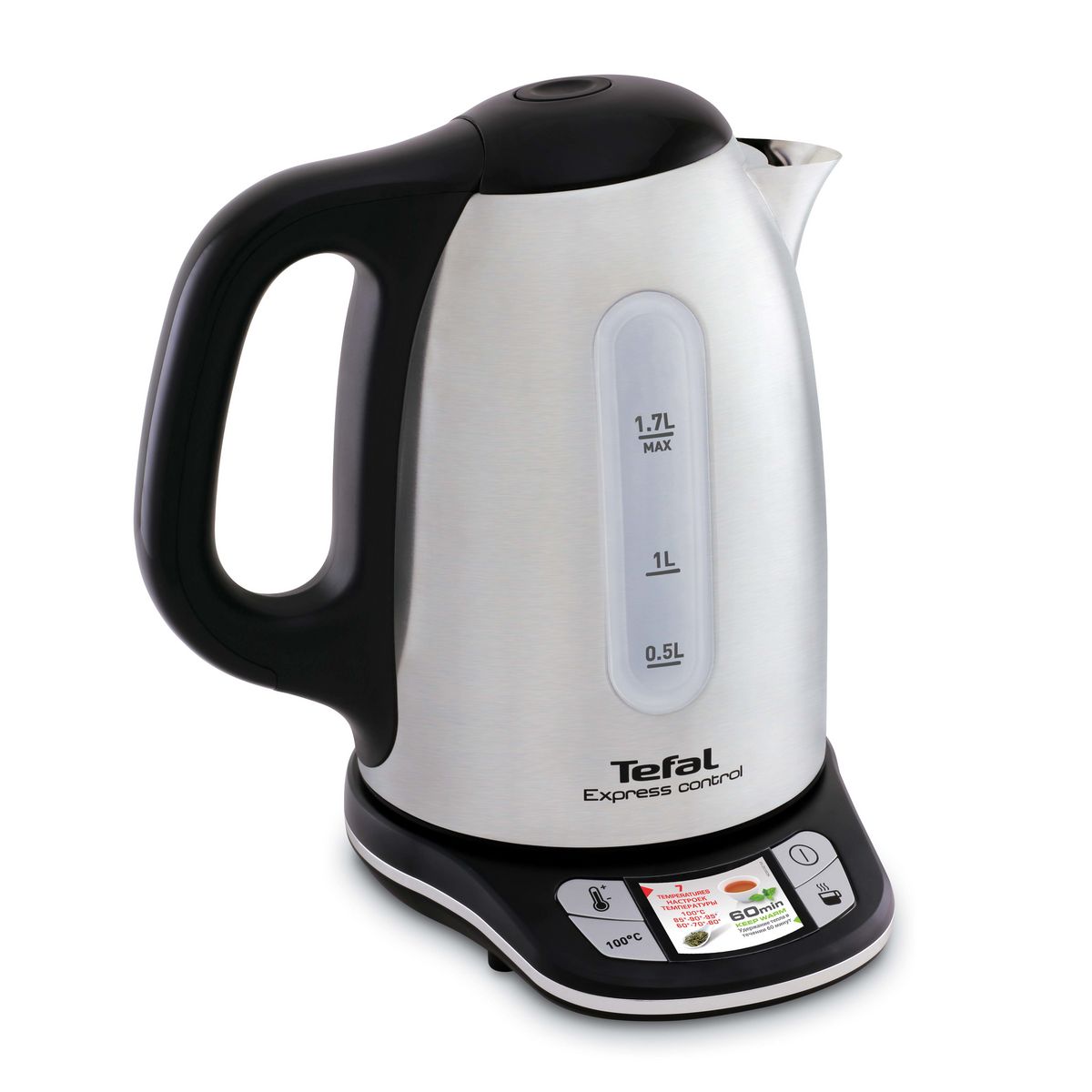 TEFAL Bouilloire KI240D10 Express inox contrôle de température