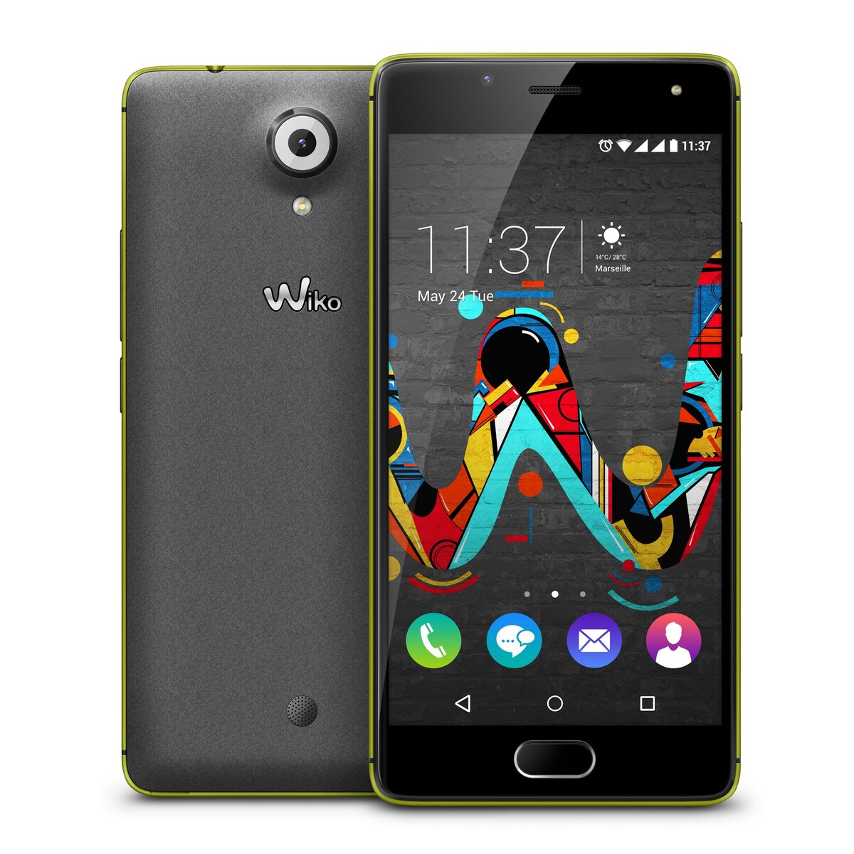 WIKO Smartphone UFEEL - 16 Go - 5 pouces - Vert