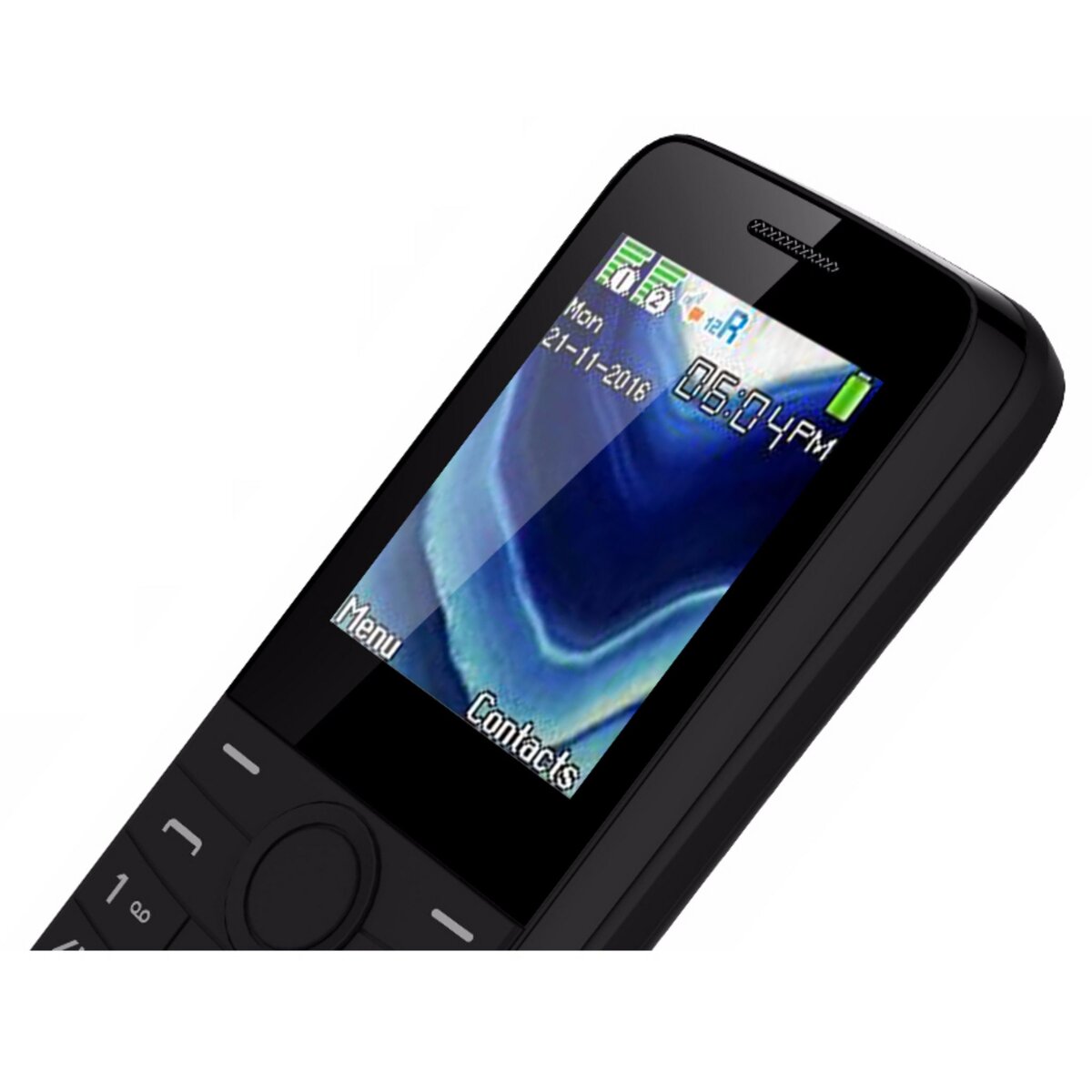QILIVE Téléphone portable POCKET PHONE - Double SIM - Noir