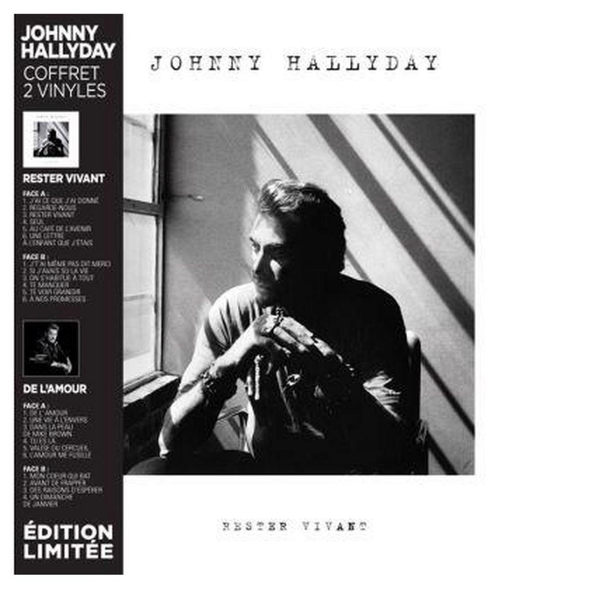 Johnny Hallyday - Rester vivant & de l'amour VINYLE
