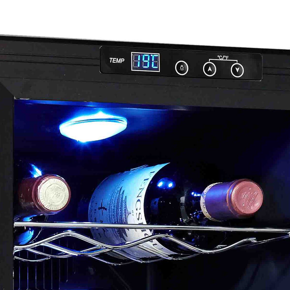 CAVISS Cave de service SP118CFE, 18 Bouteilles, 39 dB, Porte Vitrée