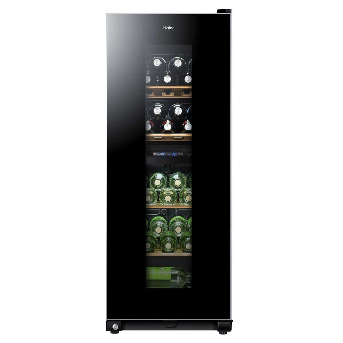 HAIER Cave à vin de conservation WS46GDBE, 46 Bouteilles, 42 dB, Porte Vitrée
