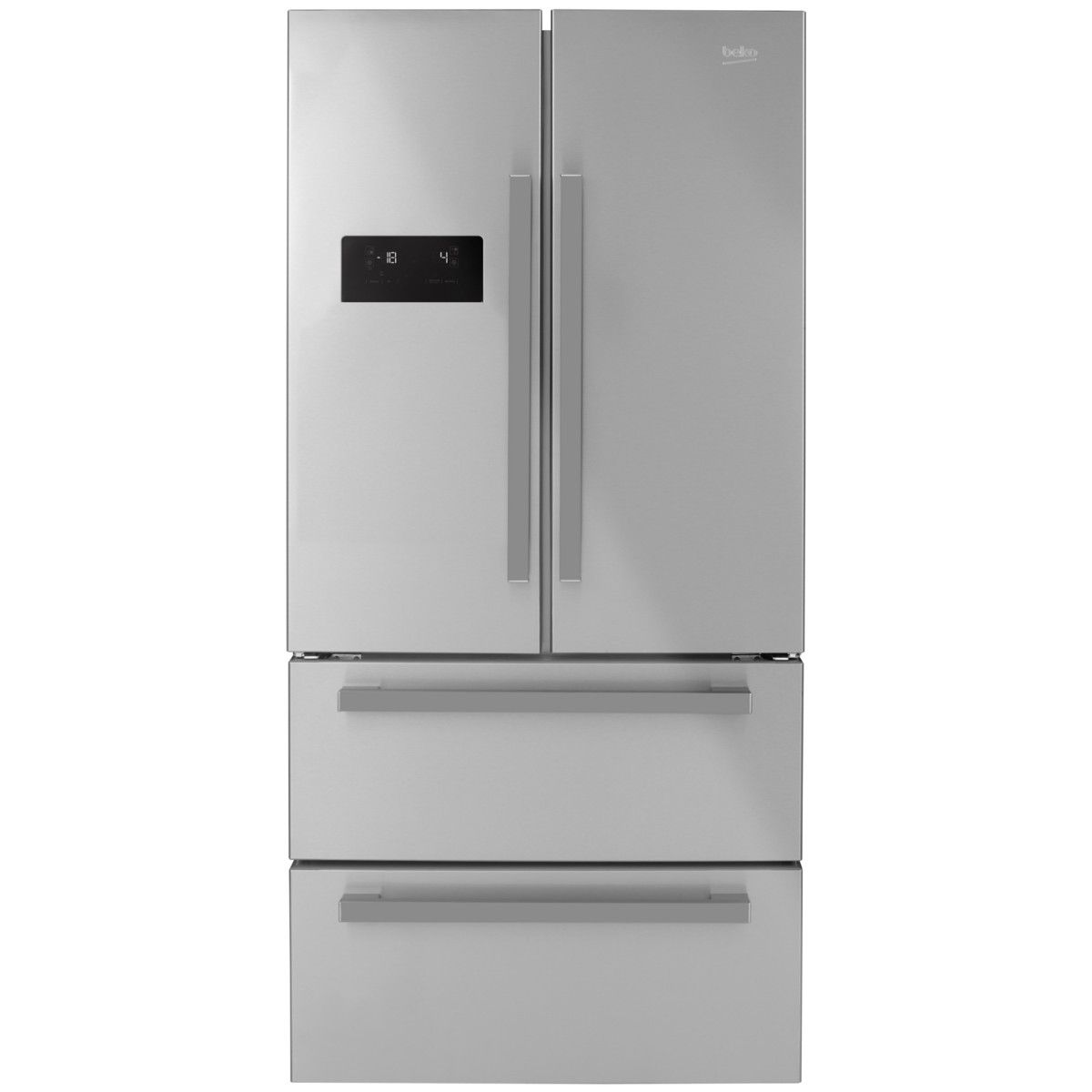 BEKO Réfrigérateur multiportes GNE60521X, 539 L, Froid No Frost