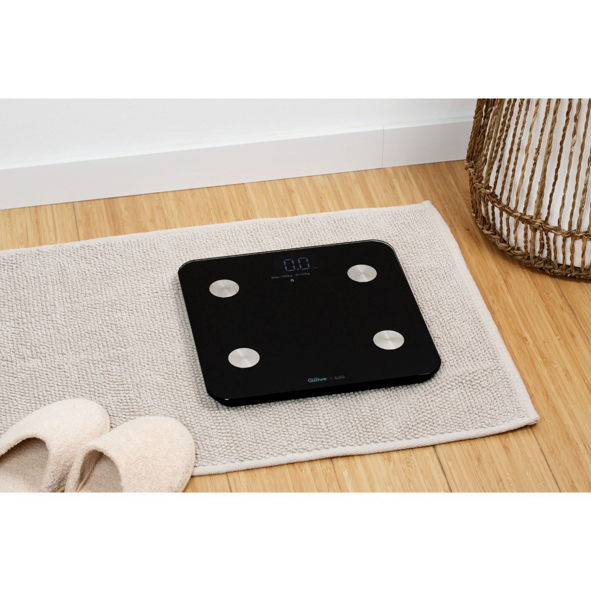 Voir la diapositive 3 : QILIVE Pèse personne impédancemètre Q.5593 - Noir