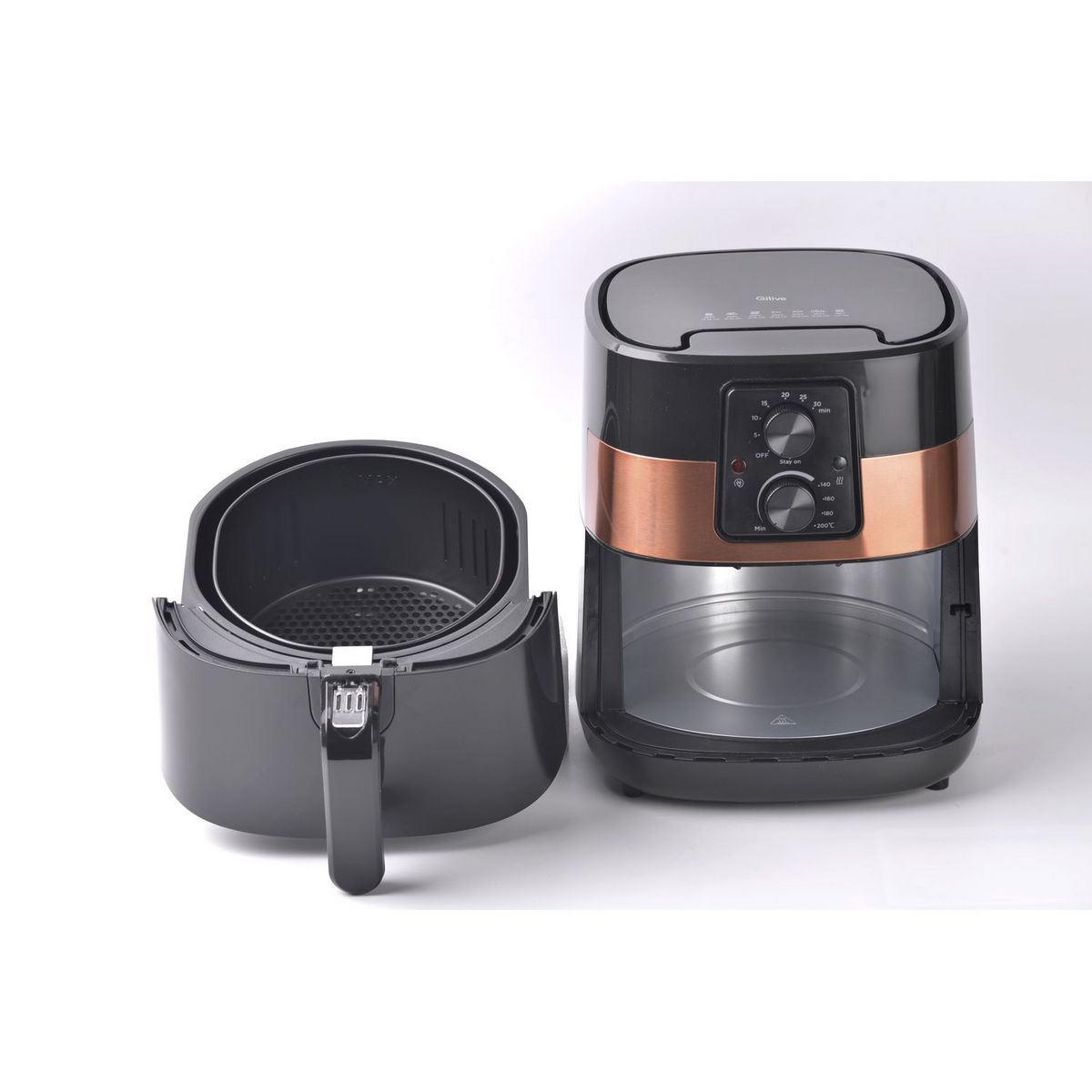 QILIVE Friteuse électrique sans huile à air chaud Q.5142 - Copper Cuivre