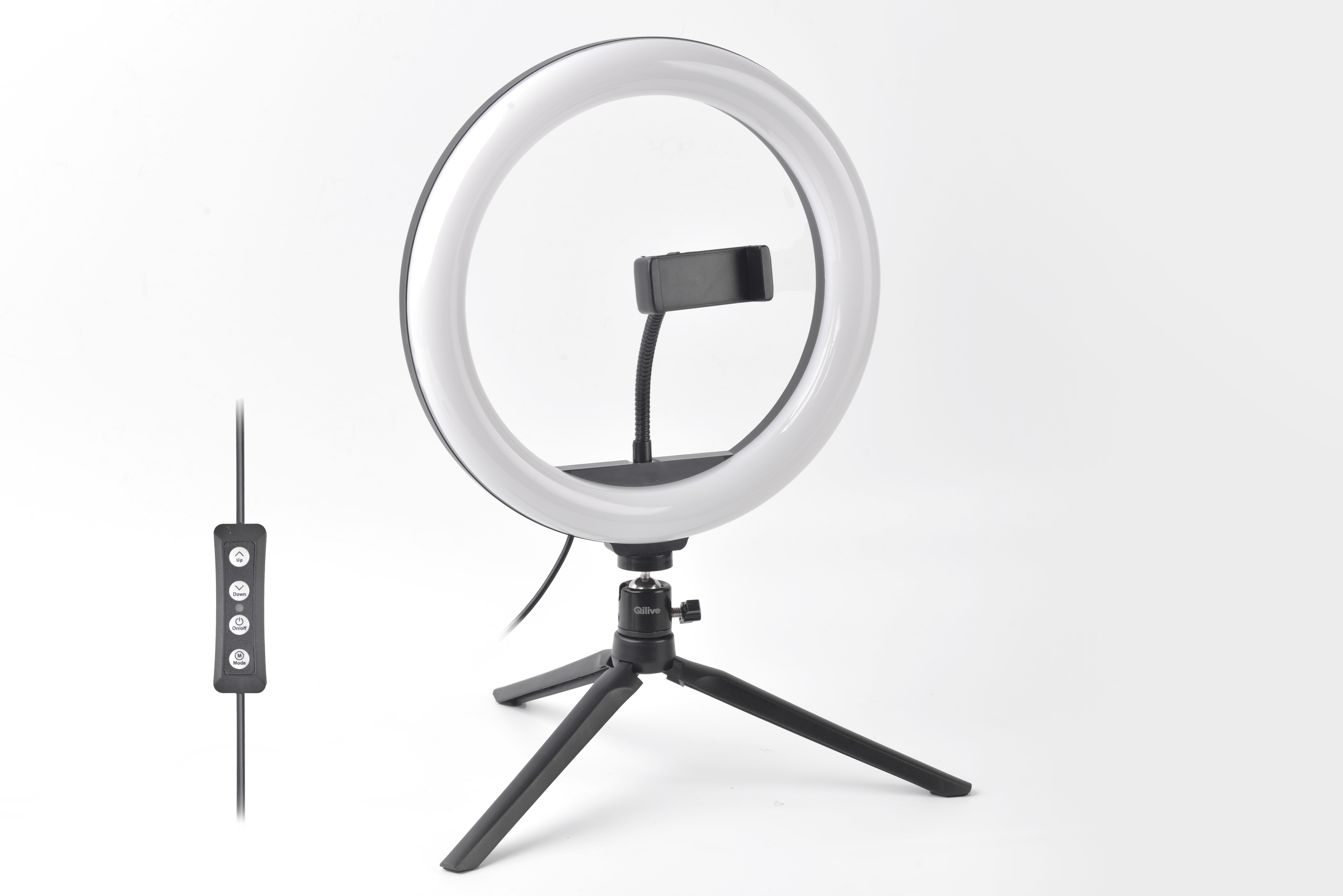 Voir la diapositive 2 : QILIVE Trépied table Q4172 anneau lumineux