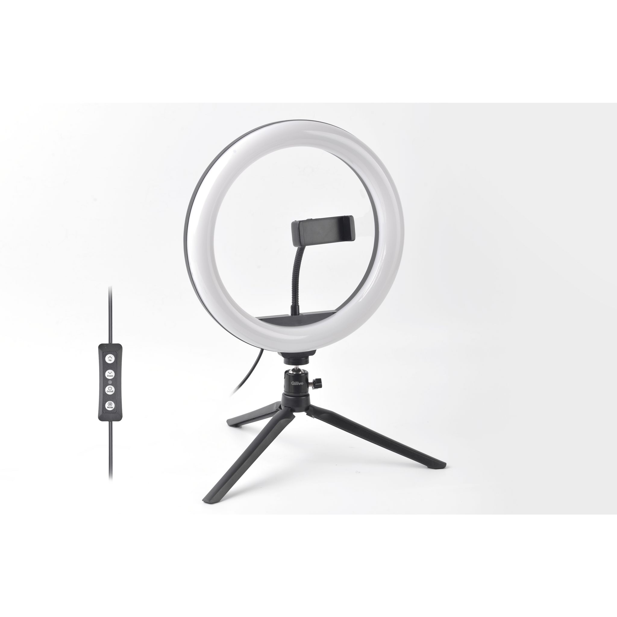 Voir la diapositive 2 : QILIVE Trépied table Q4172 anneau lumineux