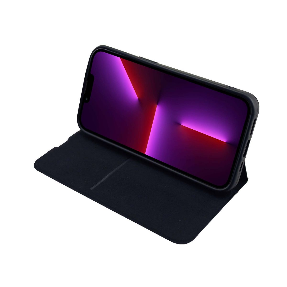 QILIVE Étui folio pour iPhone 14 Max - Noir