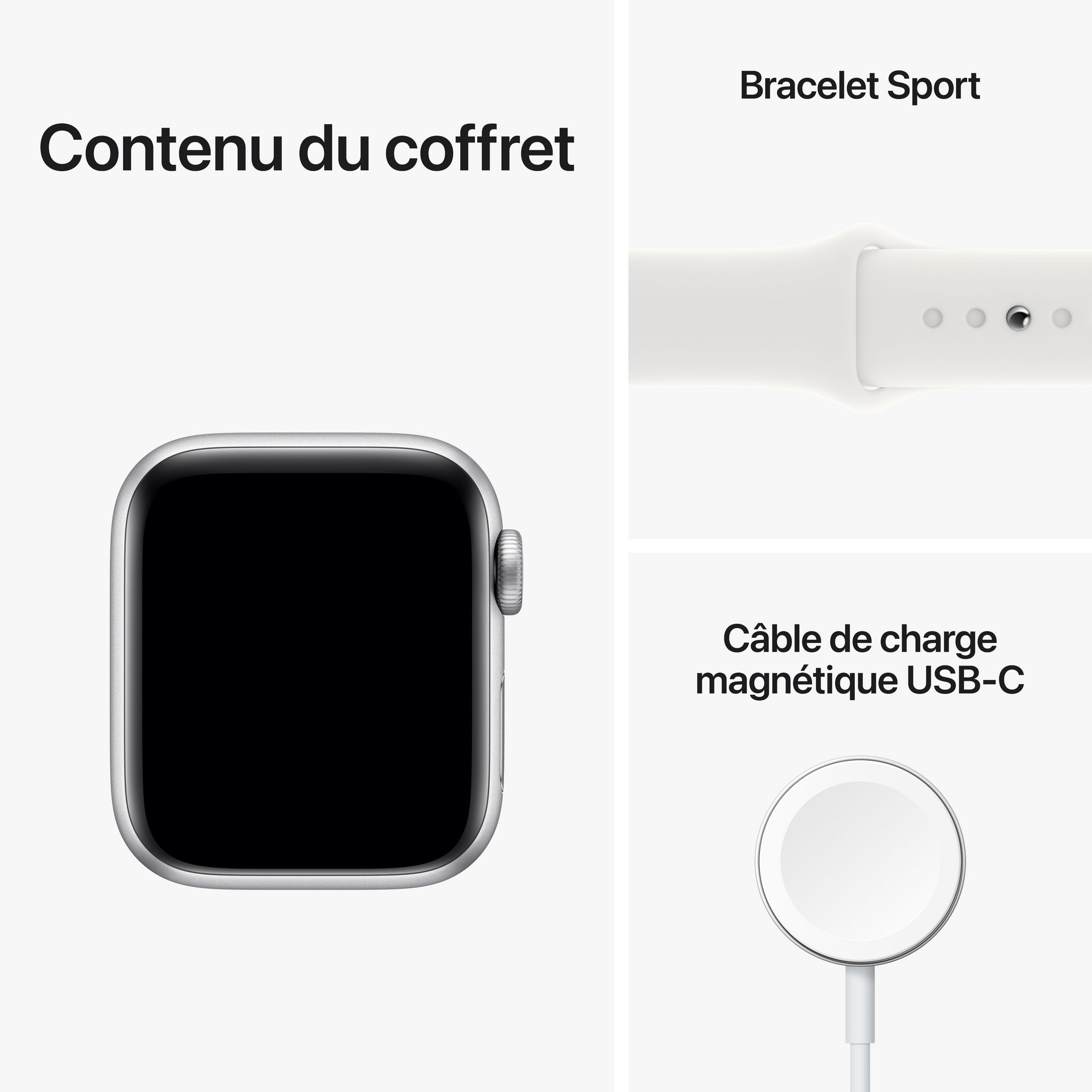 Voir la diapositive 4 : APPLE Watch SE 40mm - Argent