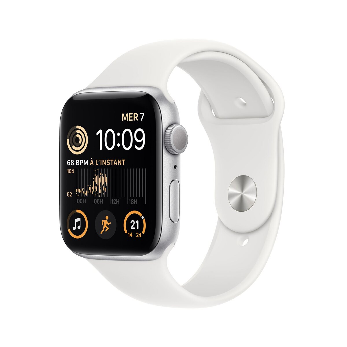 APPLE Watch SE 44mm Argent pas cher Auchan