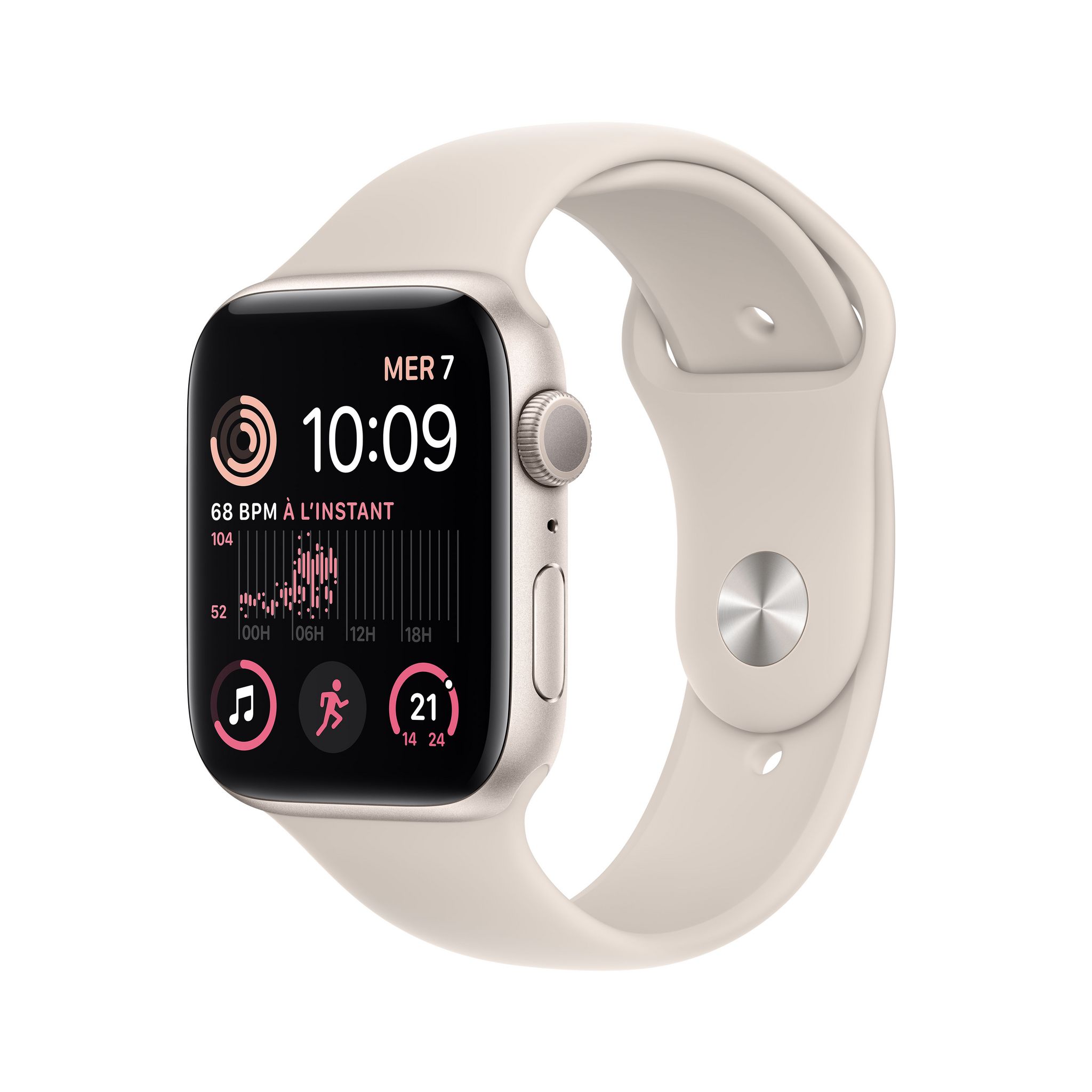 Voir la diapositive 1 : APPLE Watch SE 44mm - Lumière Stellaire