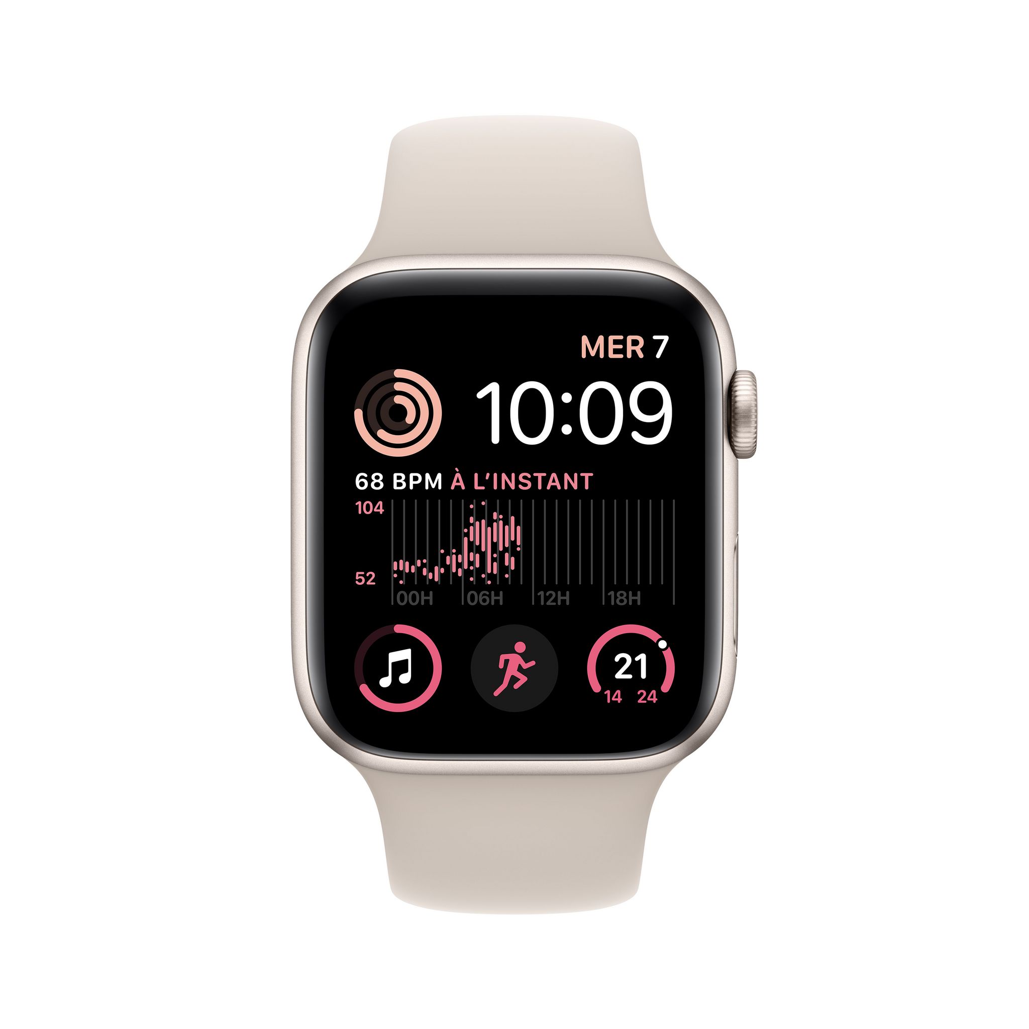 Voir la diapositive 8 : APPLE Watch SE 44mm - Lumière Stellaire