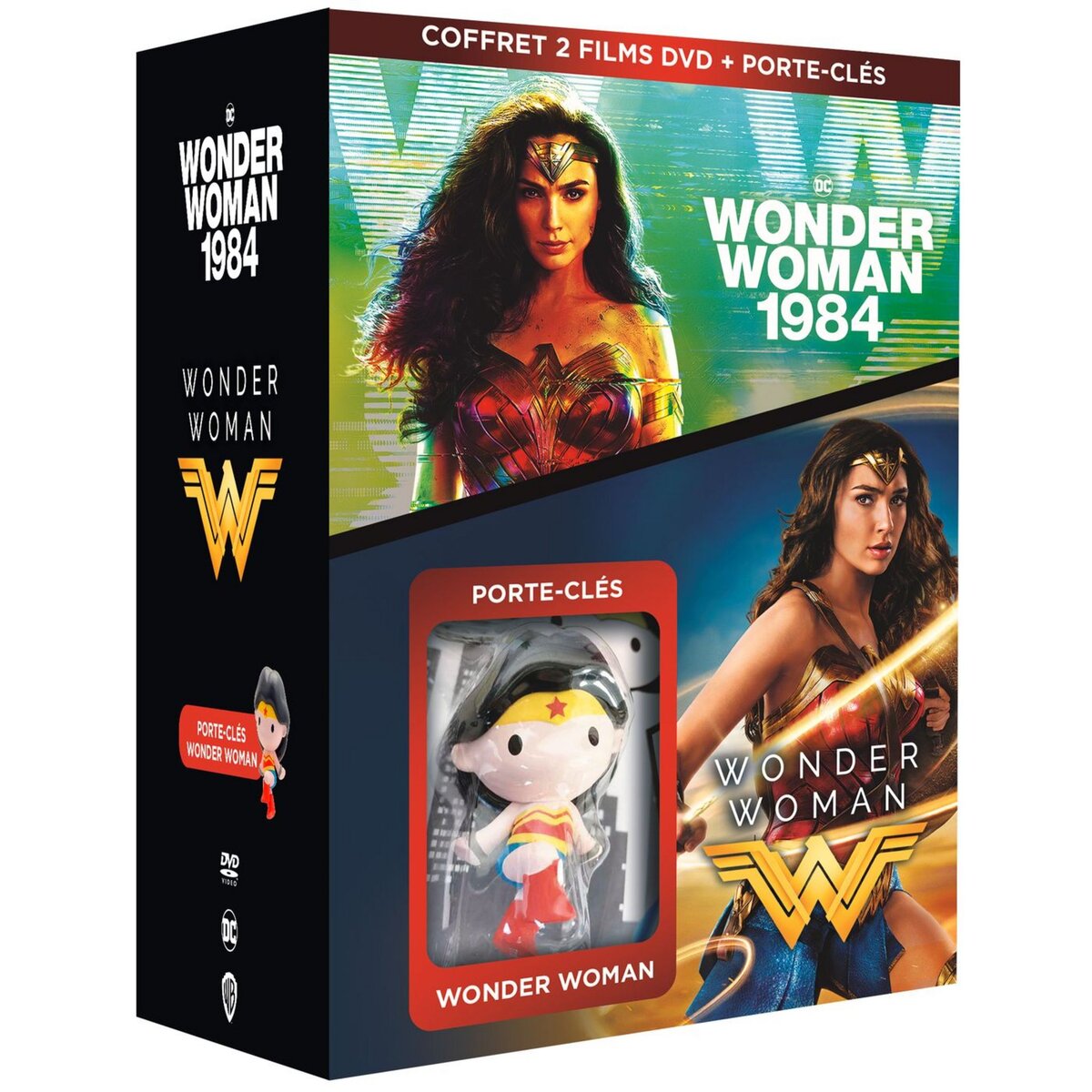 Coffret Wonder Woman et Wonder Woman 1984 Porte-clé Wonder Woman DVD