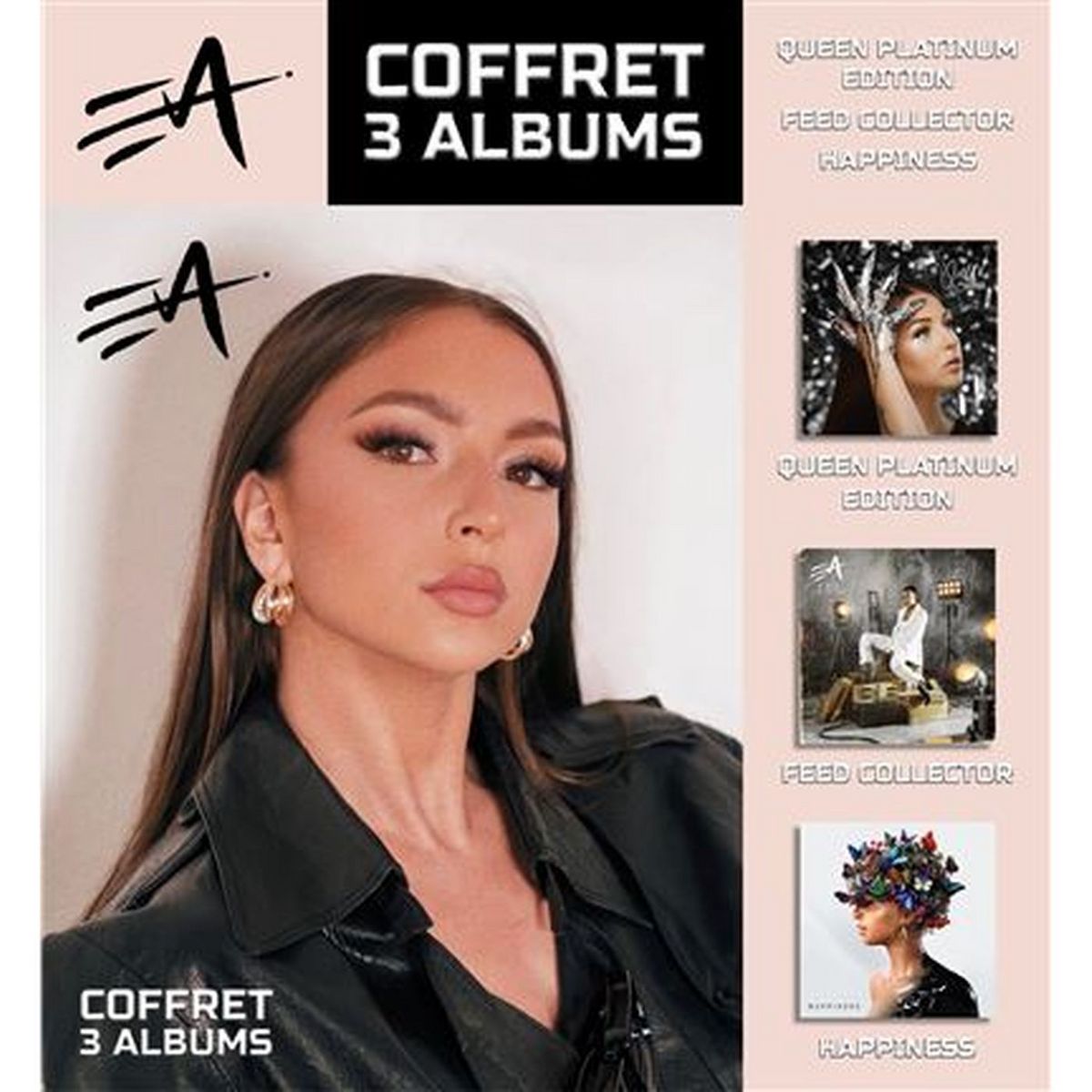 Coffret 3 albums : queen (platinium edition) + feed collector + happiness CD