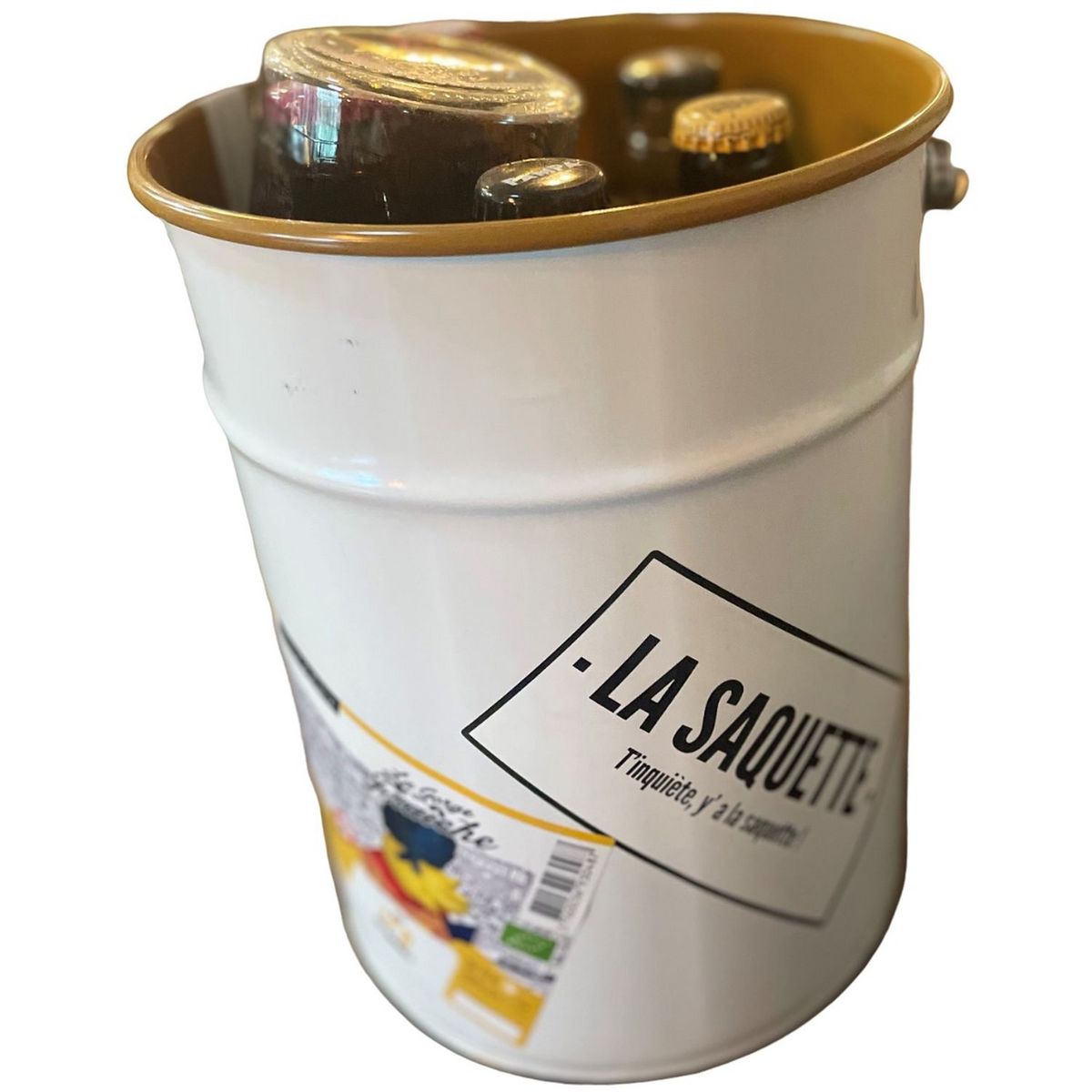 LA PETITE MIDINETTE Coffret de bières artisanales assortiment surprise La Saquette +1 verre 5x33cl