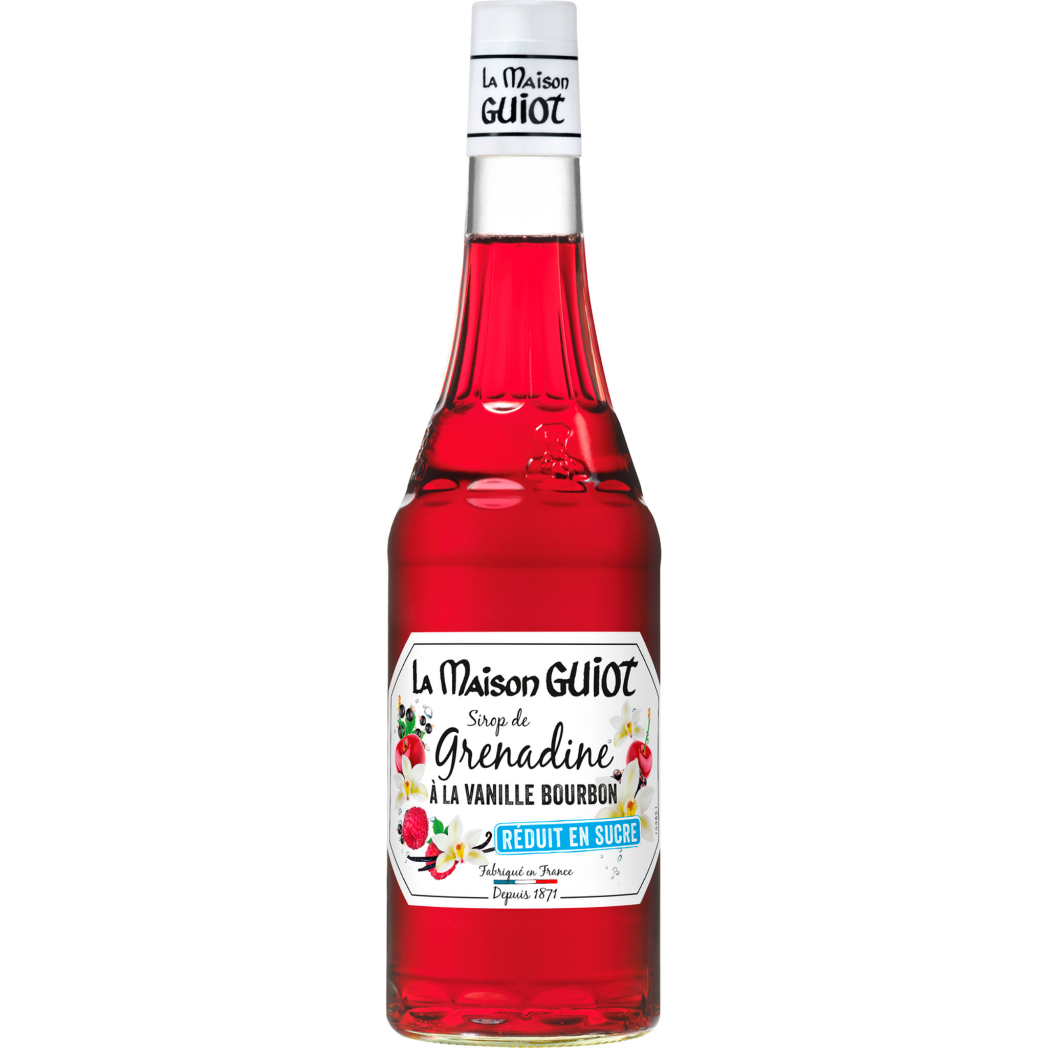 LA MAISON GUIOT Sirop de grenadine à la vanille de bourbon 70cl pas ...