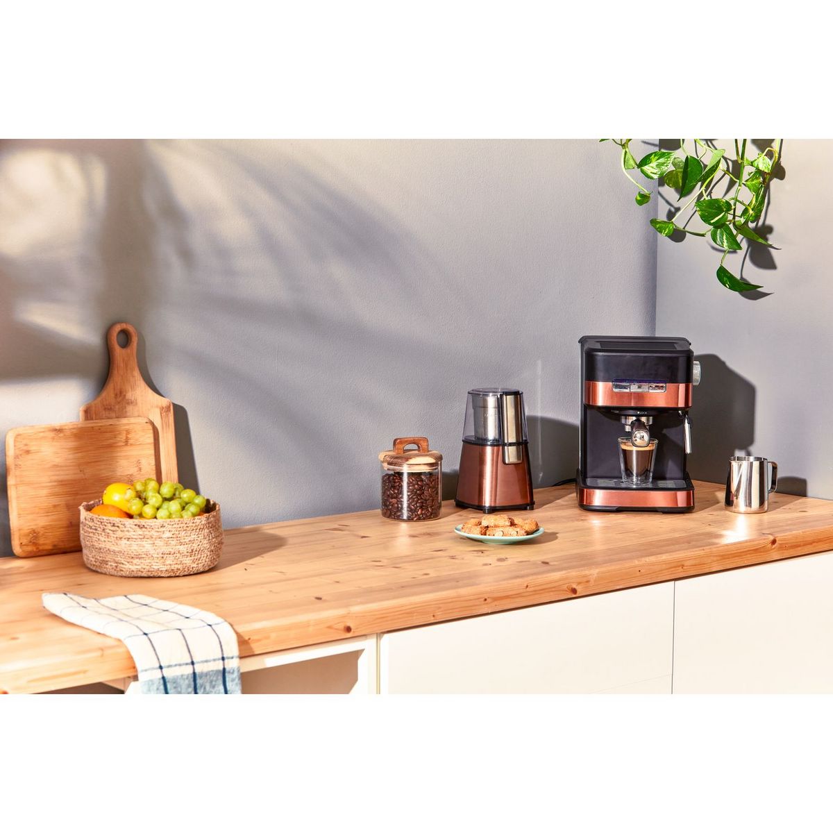 QILIVE Moulin à café Q.5892 - Copper Cuivre