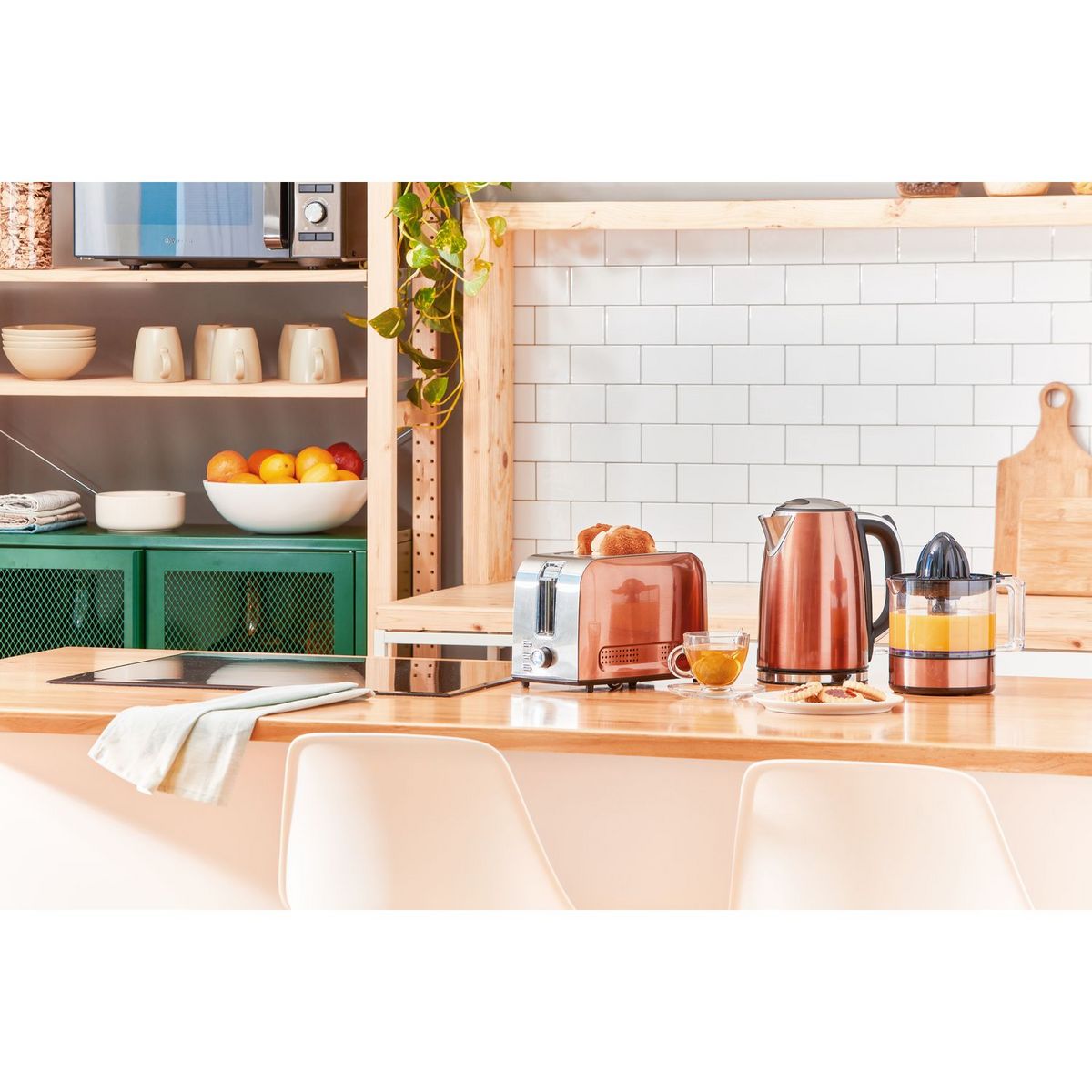 QILIVE Grille pain Q.5887 - Copper Cuivre